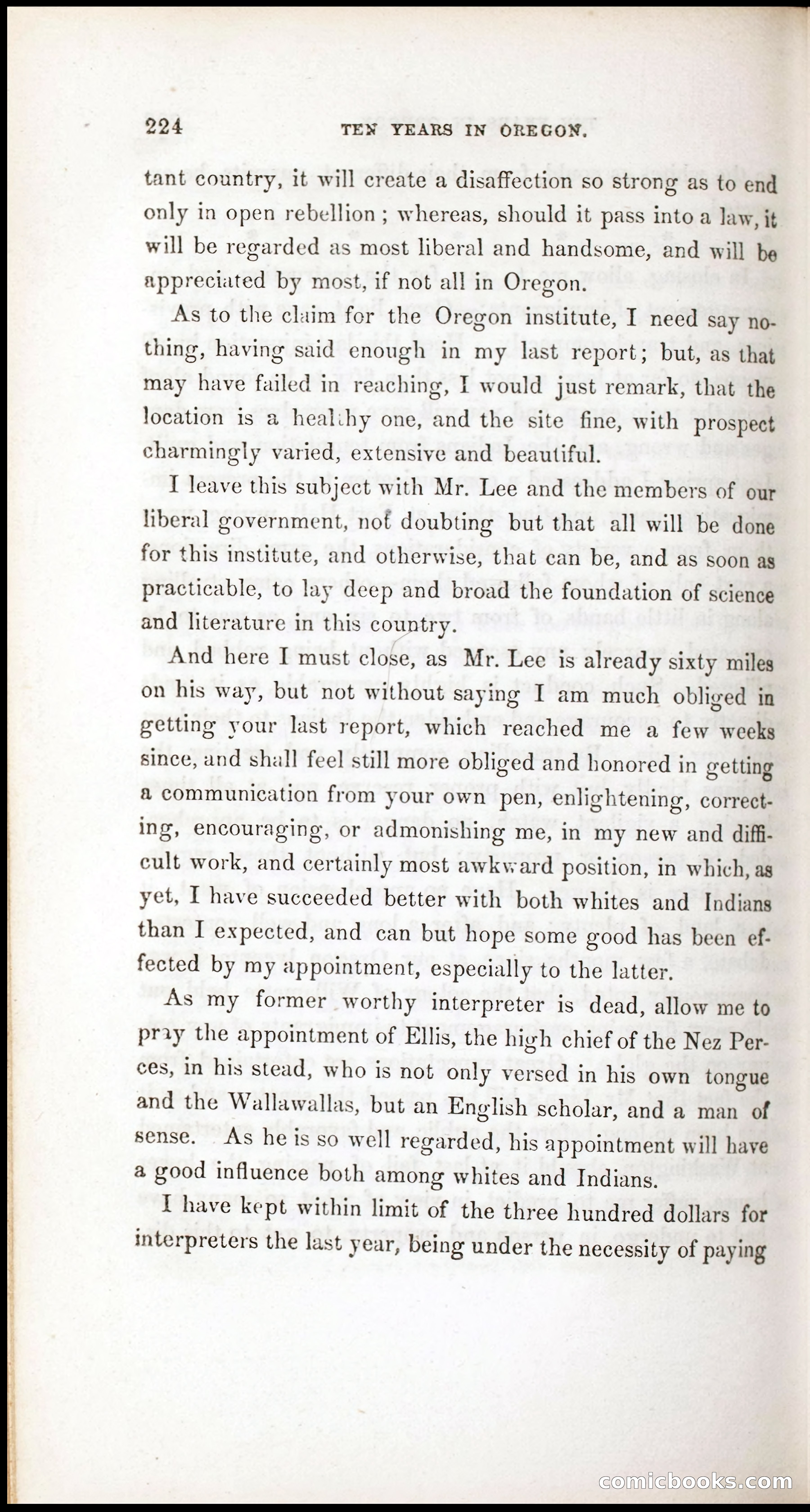 Thrilling Adventures, Travels, and Explorations of Dr. Elijah White Among the Rocky Mountains and in the Far West — page 232 of 394