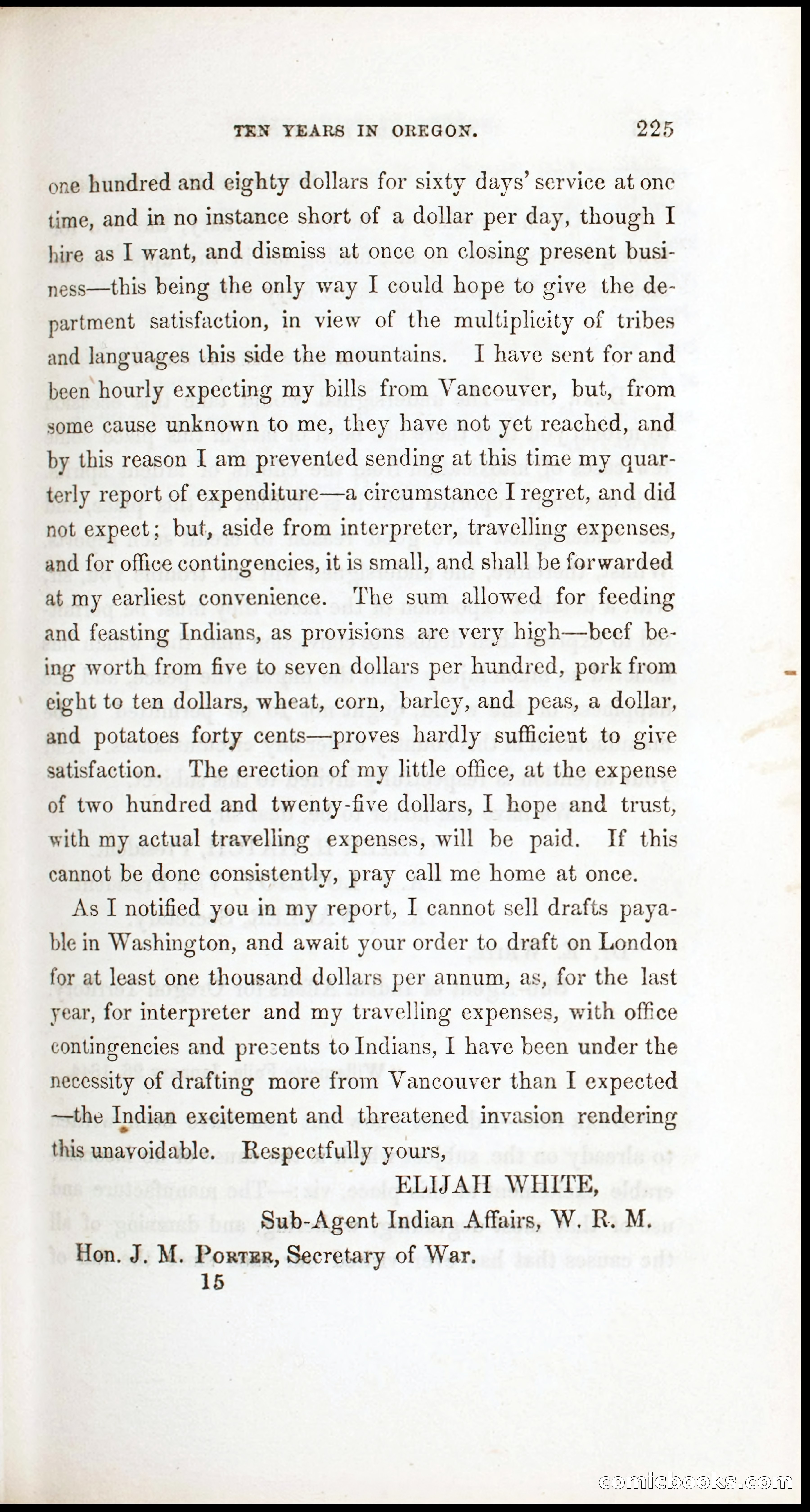 Thrilling Adventures, Travels, and Explorations of Dr. Elijah White Among the Rocky Mountains and in the Far West — page 233 of 394