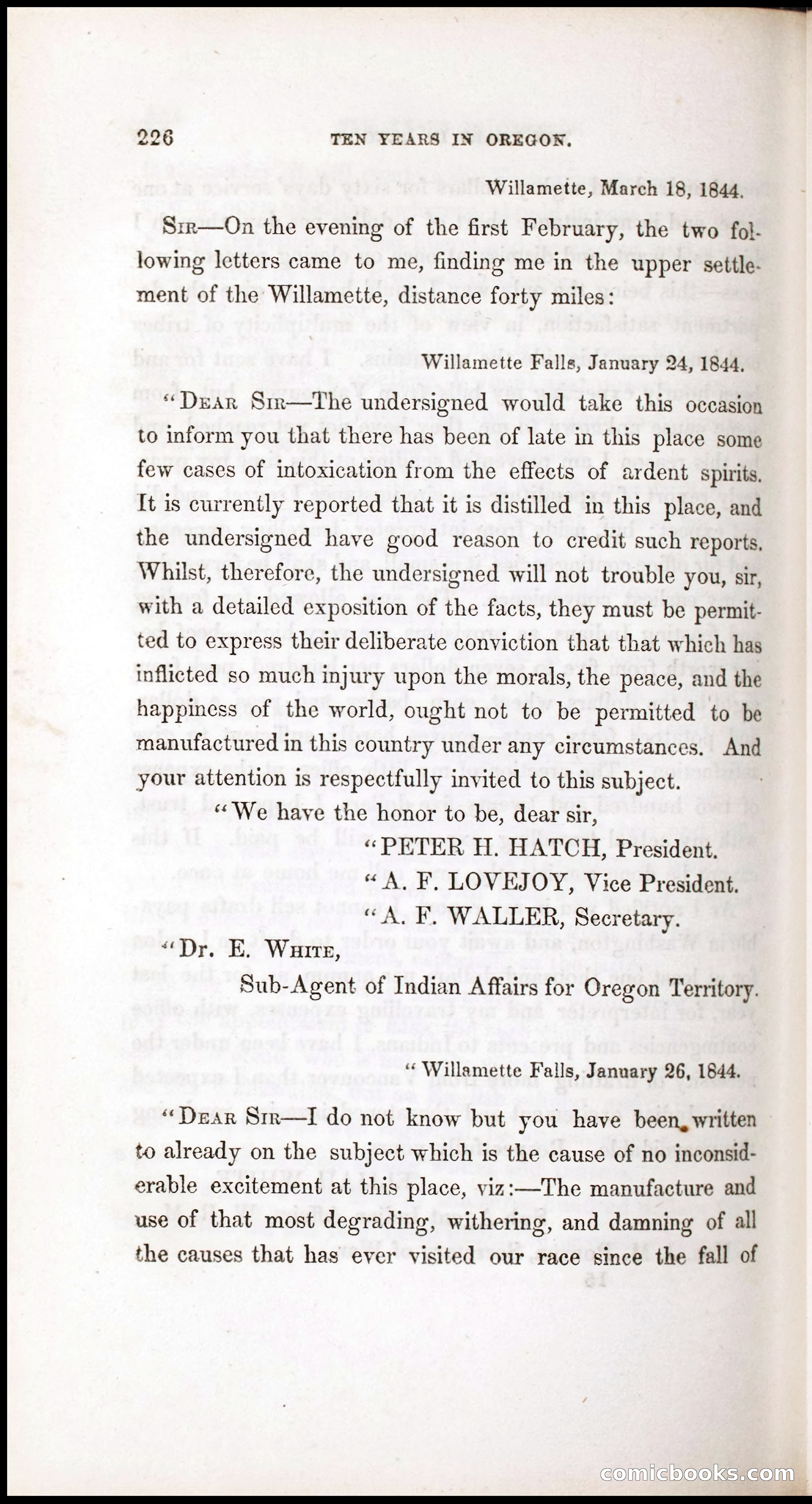 Thrilling Adventures, Travels, and Explorations of Dr. Elijah White Among the Rocky Mountains and in the Far West — page 234 of 394