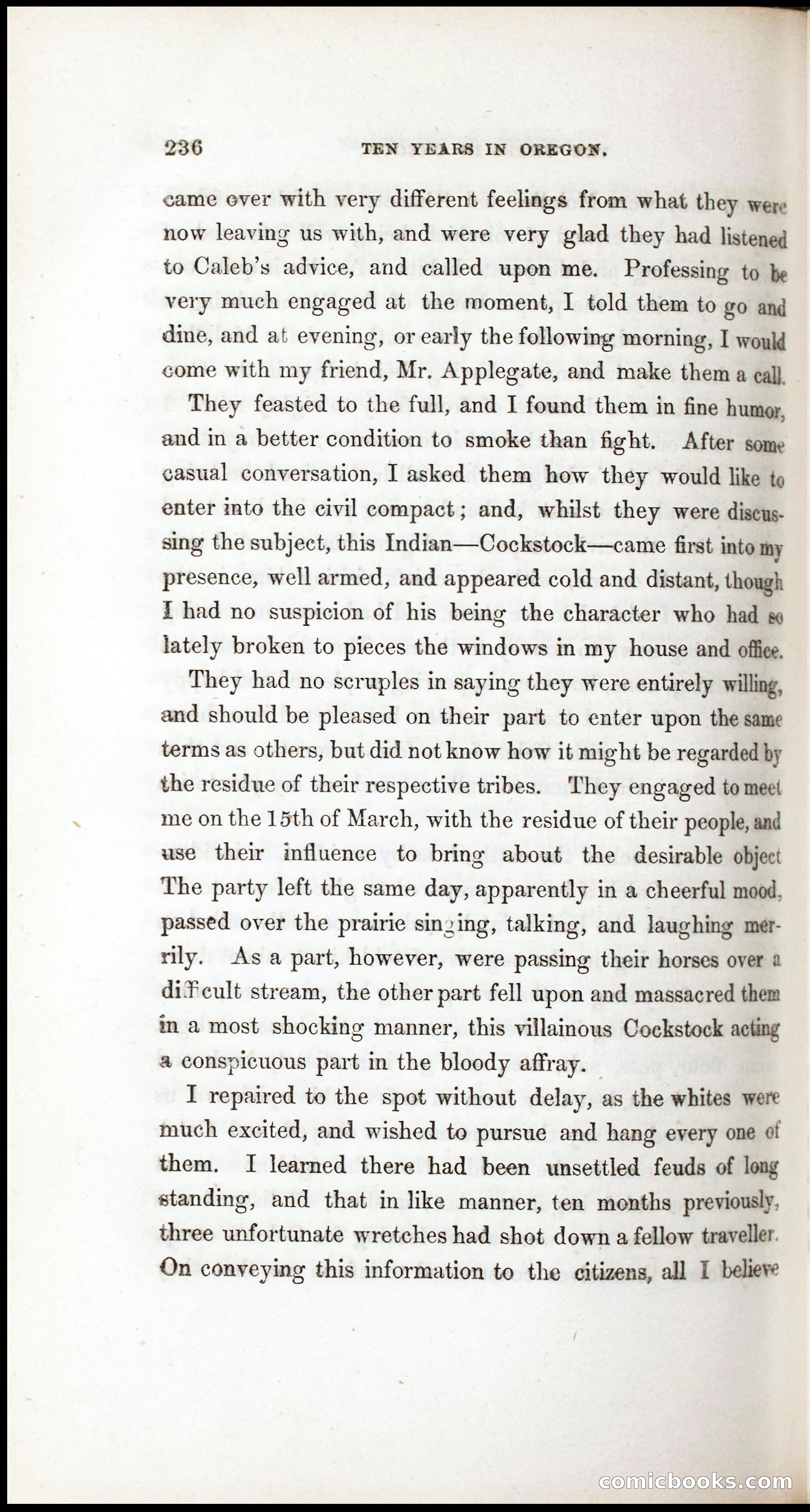 Thrilling Adventures, Travels, and Explorations of Dr. Elijah White Among the Rocky Mountains and in the Far West — page 244 of 394