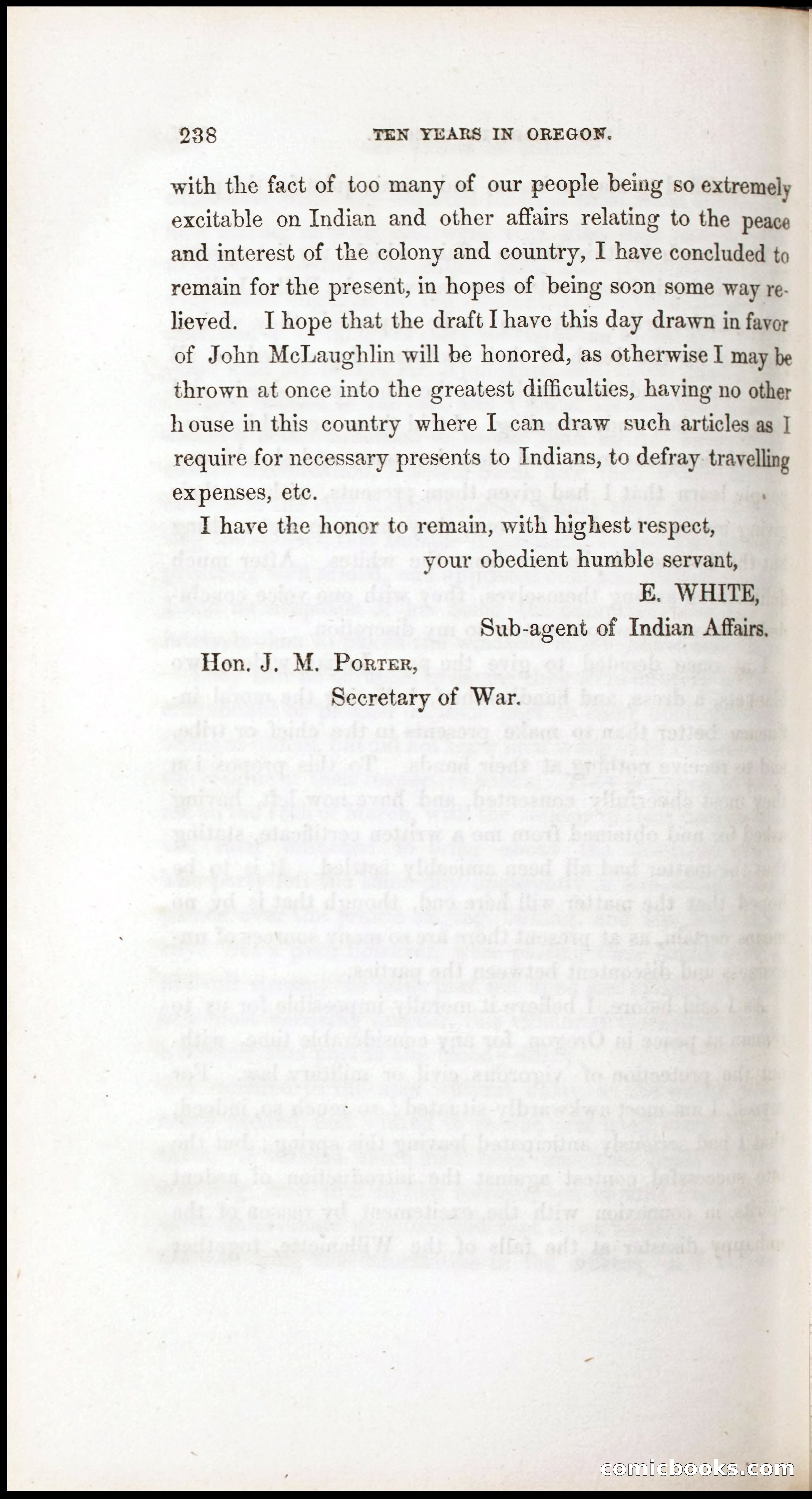 Thrilling Adventures, Travels, and Explorations of Dr. Elijah White Among the Rocky Mountains and in the Far West — page 246 of 394
