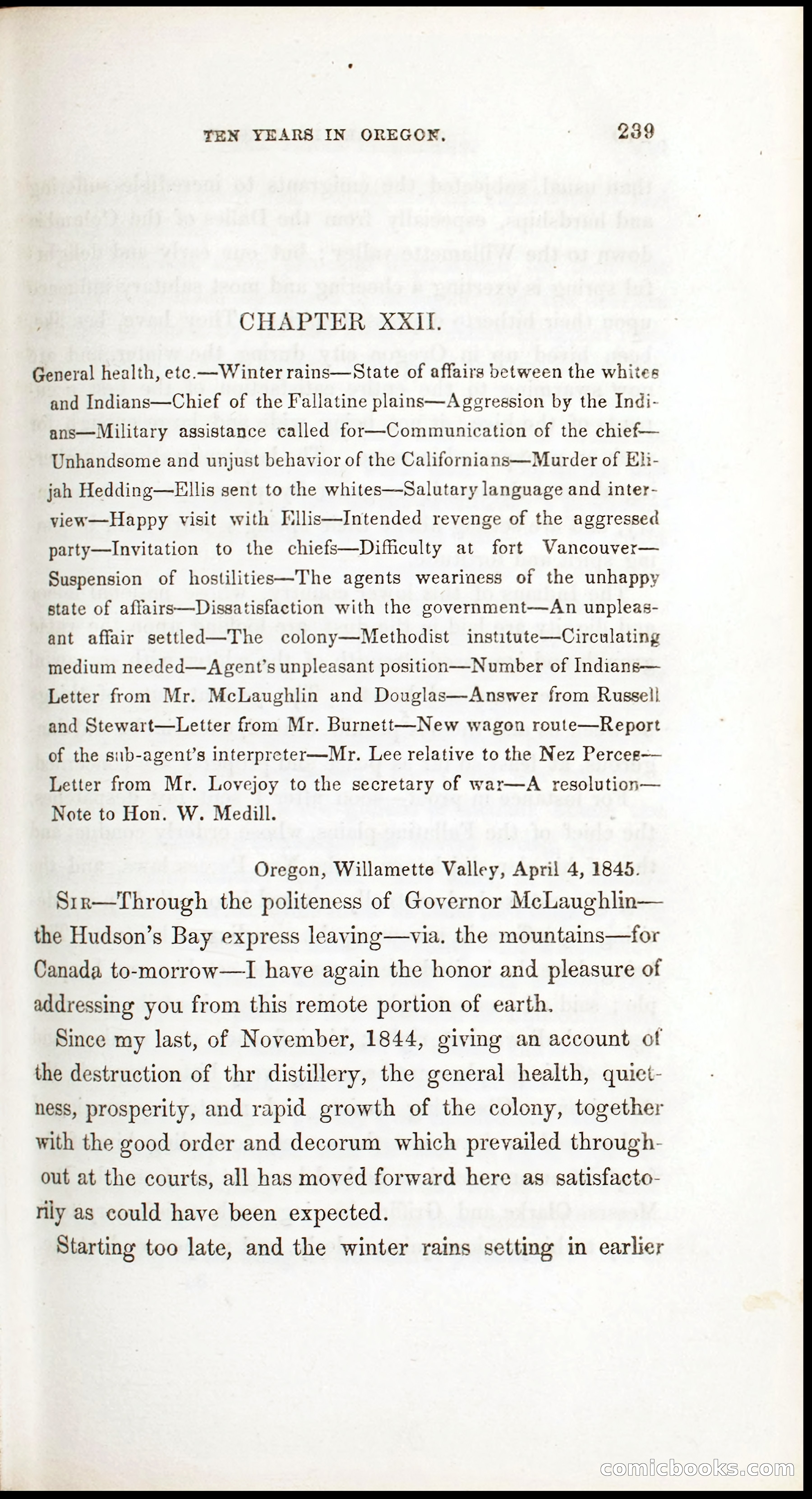 Thrilling Adventures, Travels, and Explorations of Dr. Elijah White Among the Rocky Mountains and in the Far West — page 247 of 394