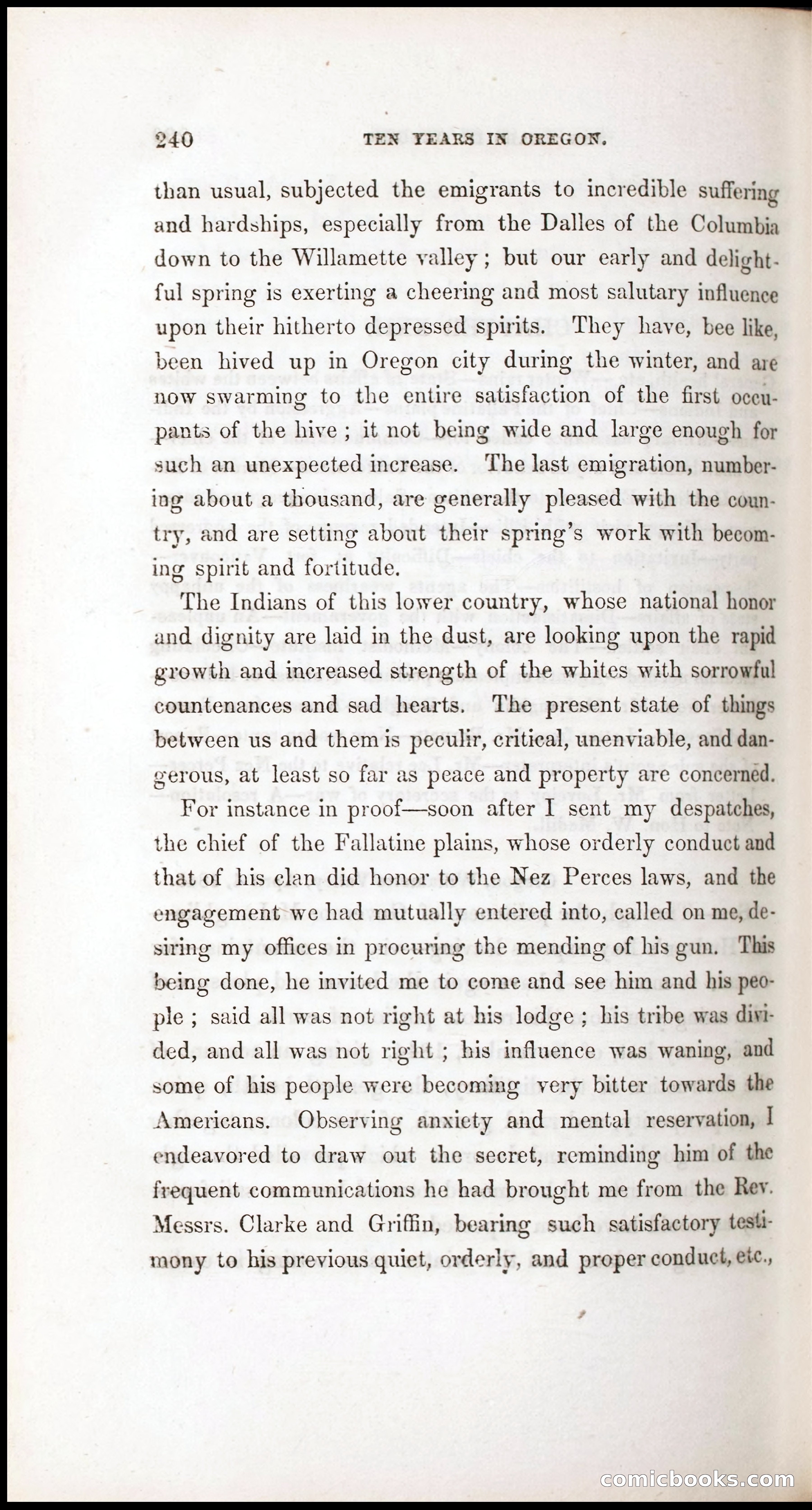 Thrilling Adventures, Travels, and Explorations of Dr. Elijah White Among the Rocky Mountains and in the Far West — page 248 of 394