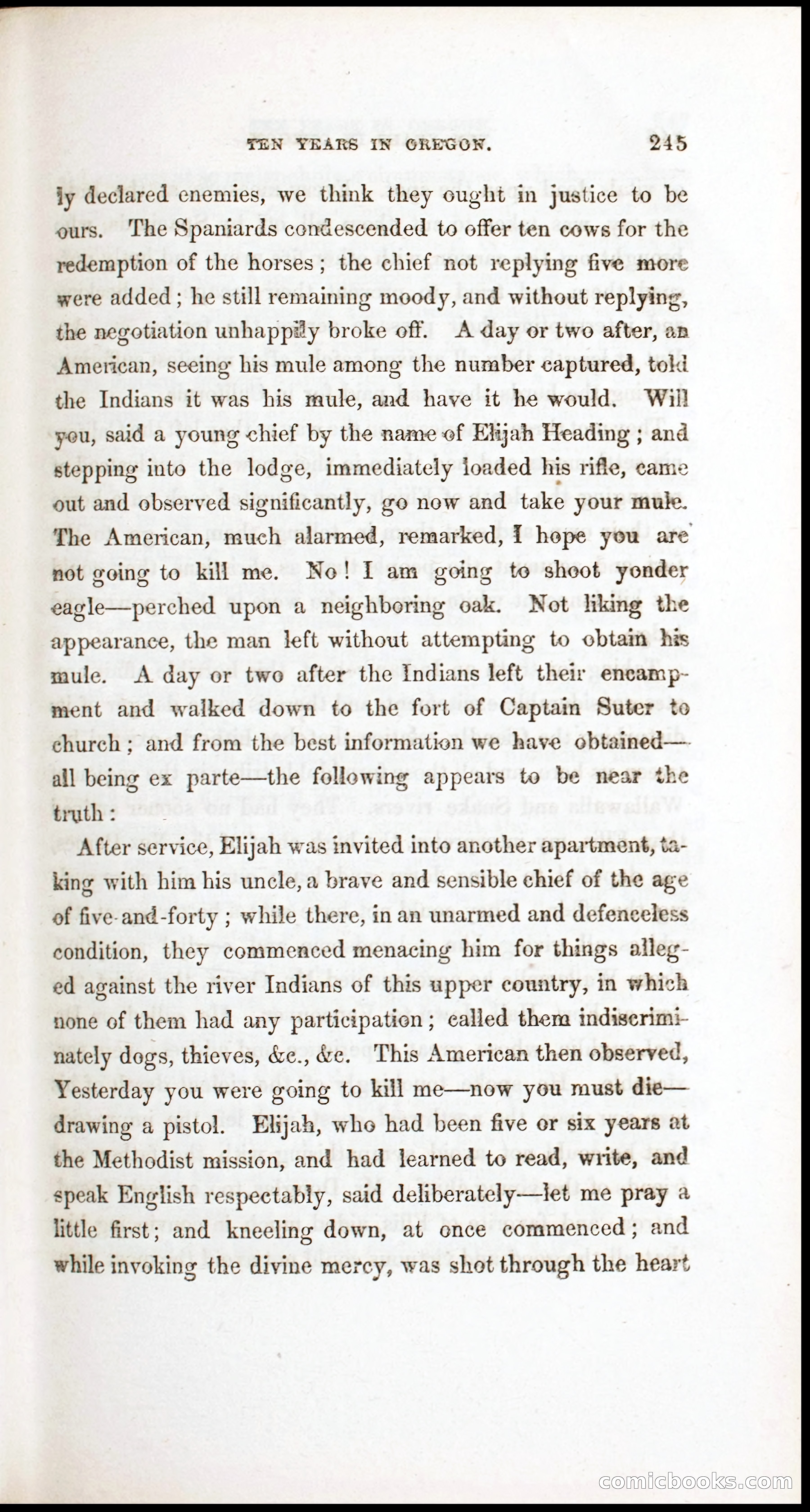 Thrilling Adventures, Travels, and Explorations of Dr. Elijah White Among the Rocky Mountains and in the Far West — page 253 of 394