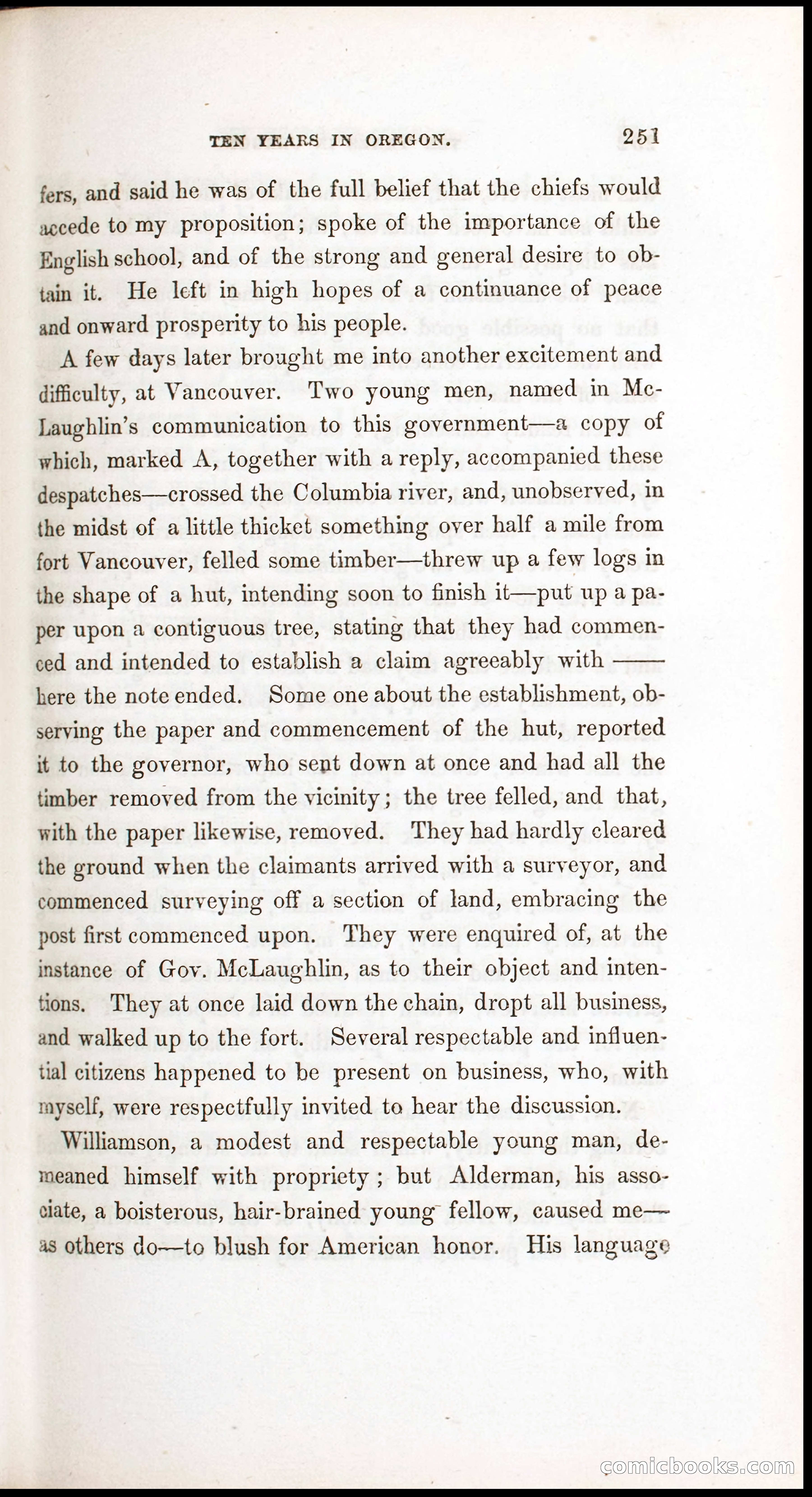 Thrilling Adventures, Travels, and Explorations of Dr. Elijah White Among the Rocky Mountains and in the Far West — page 259 of 394