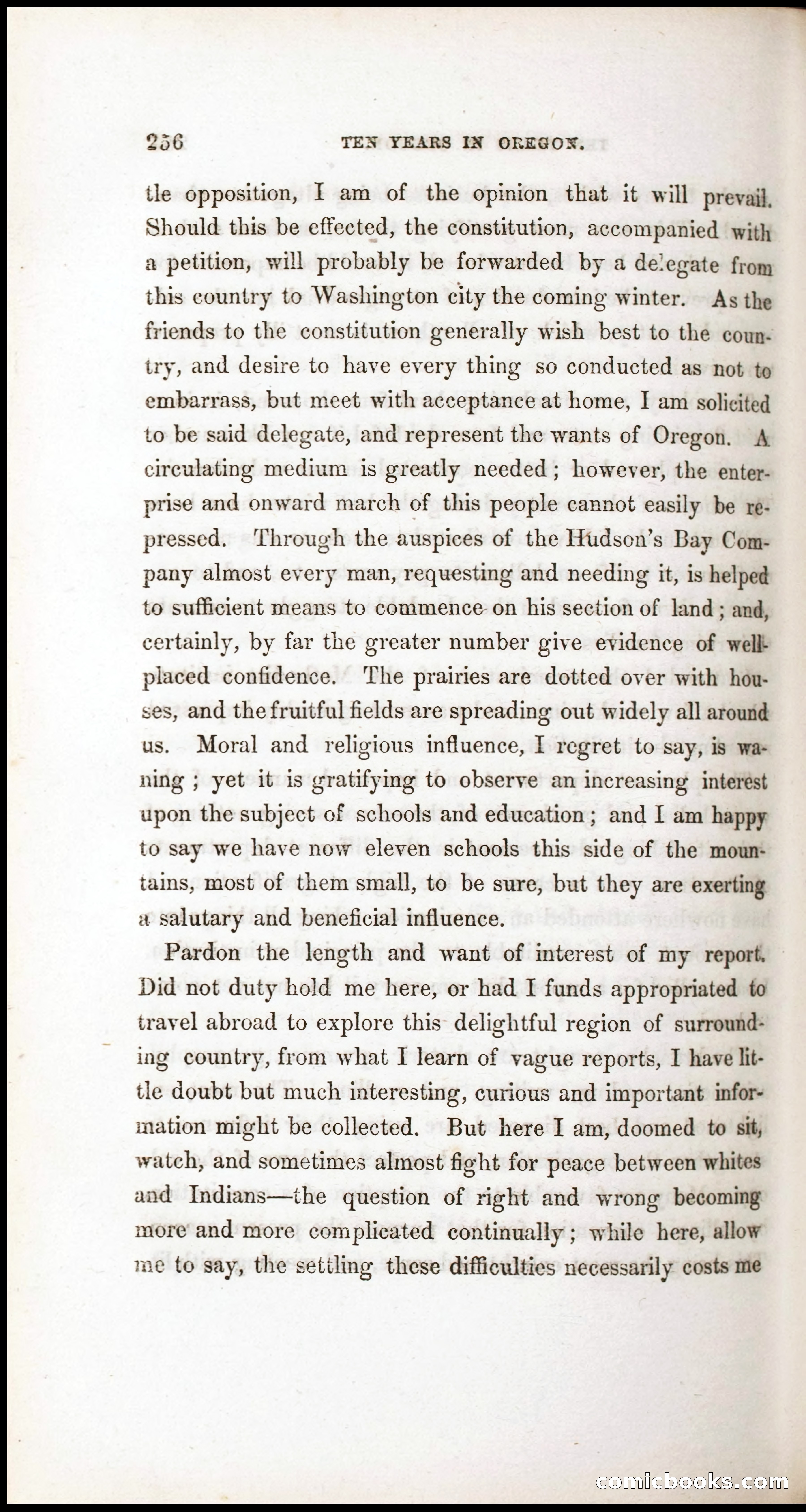 Thrilling Adventures, Travels, and Explorations of Dr. Elijah White Among the Rocky Mountains and in the Far West — page 264 of 394