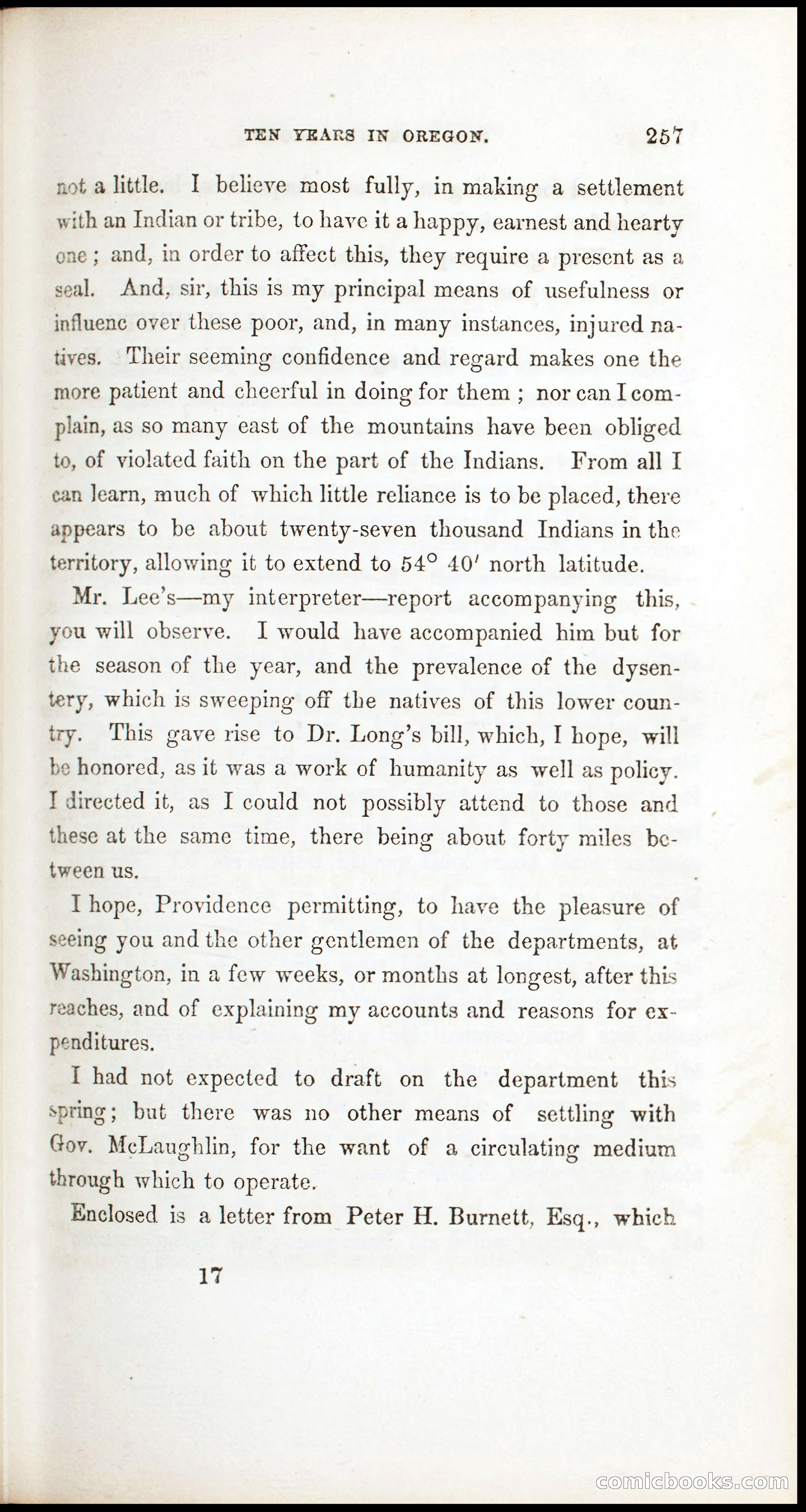 Thrilling Adventures, Travels, and Explorations of Dr. Elijah White Among the Rocky Mountains and in the Far West — page 265 of 394