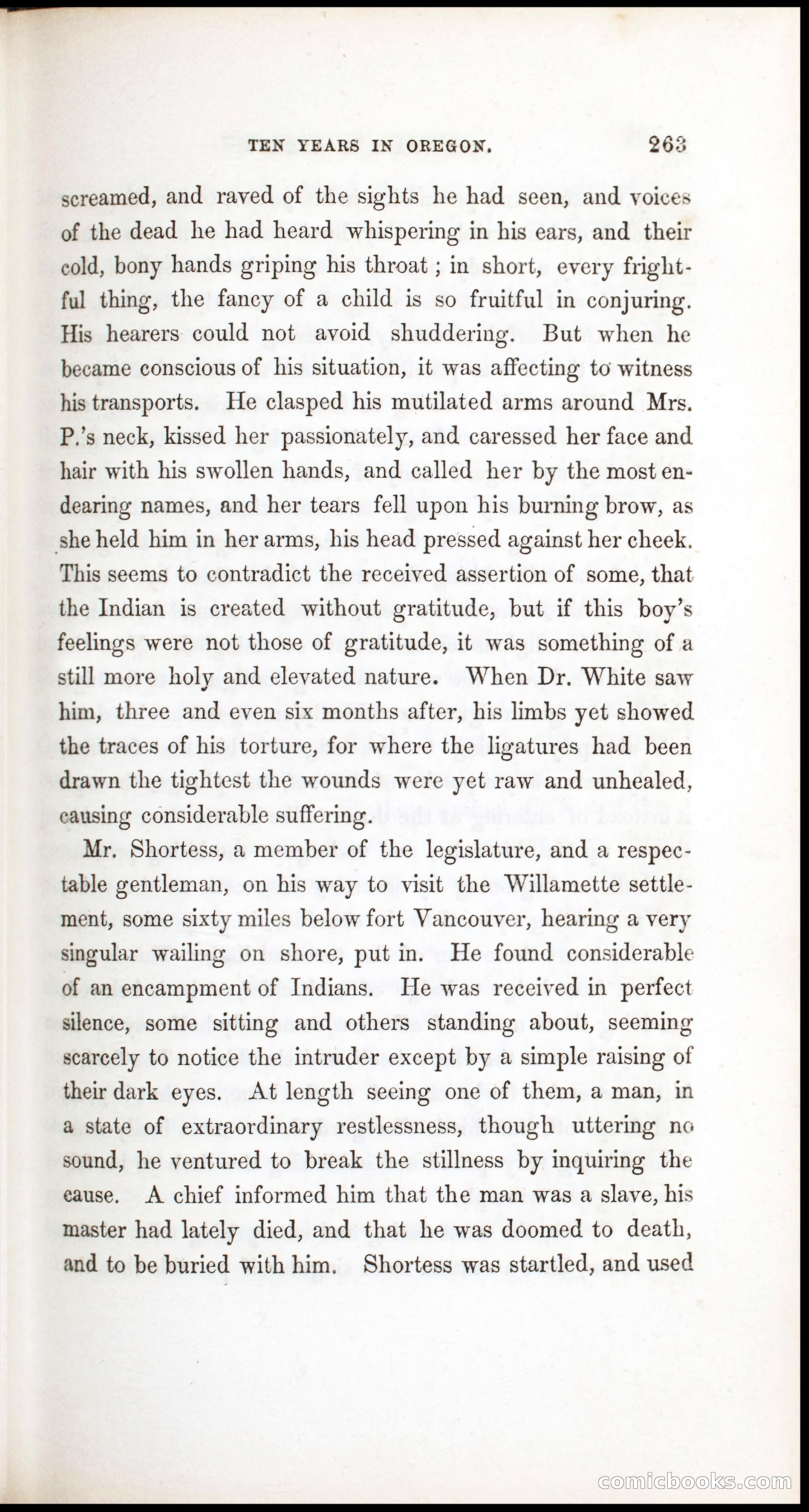 Thrilling Adventures, Travels, and Explorations of Dr. Elijah White Among the Rocky Mountains and in the Far West — page 271 of 394