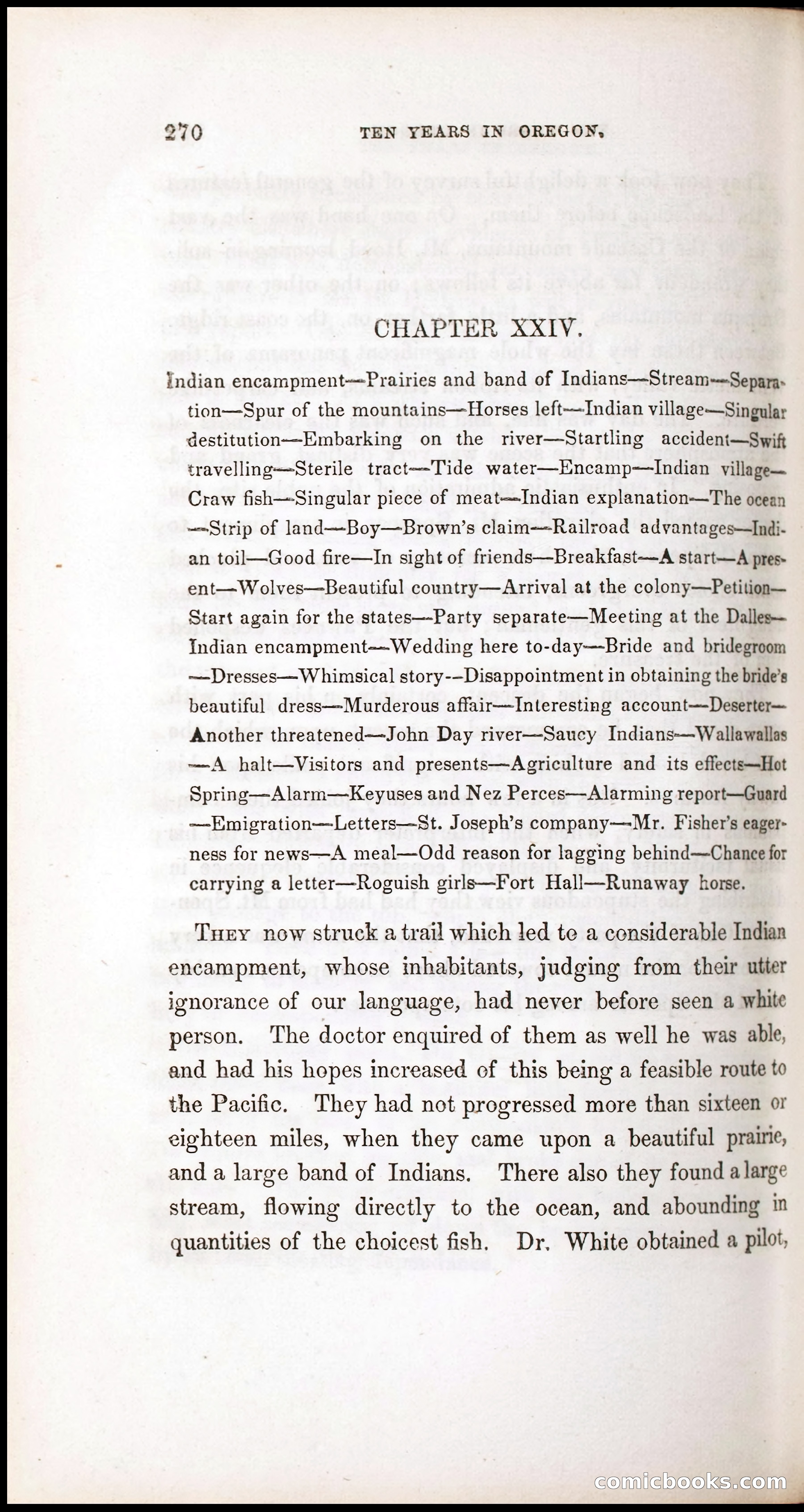 Thrilling Adventures, Travels, and Explorations of Dr. Elijah White Among the Rocky Mountains and in the Far West — page 278 of 394