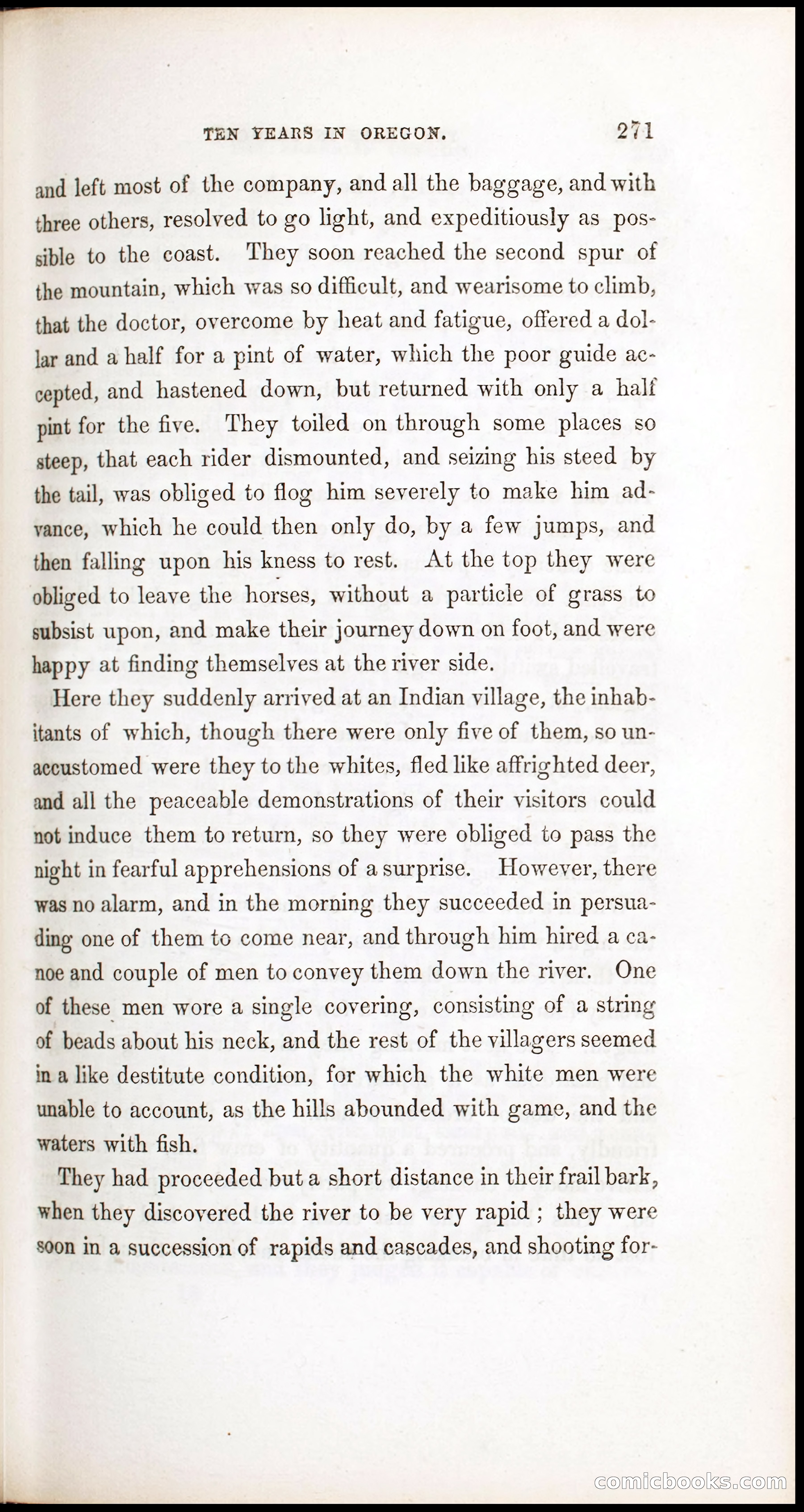 Thrilling Adventures, Travels, and Explorations of Dr. Elijah White Among the Rocky Mountains and in the Far West — page 279 of 394