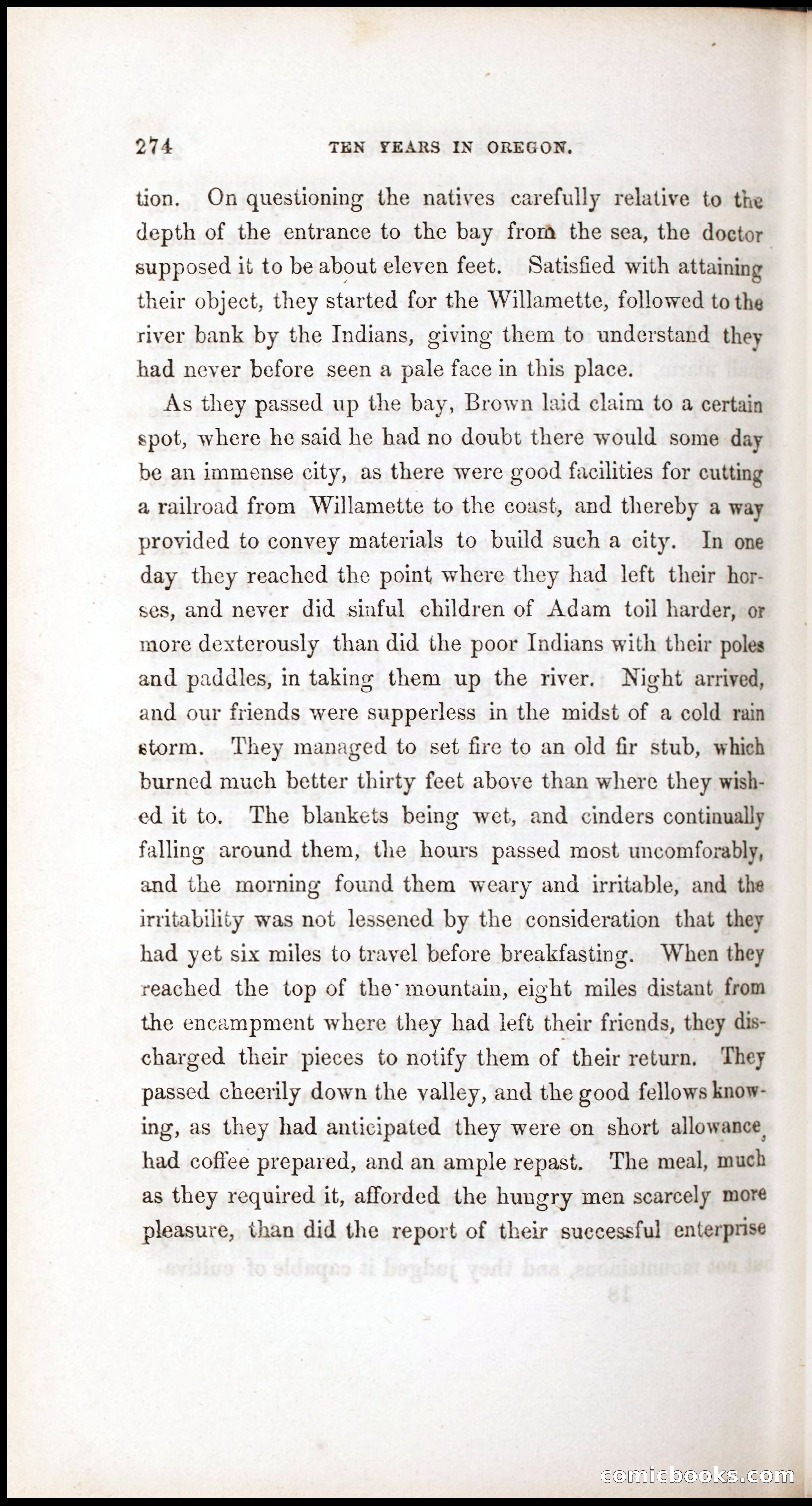 Thrilling Adventures, Travels, and Explorations of Dr. Elijah White Among the Rocky Mountains and in the Far West — page 282 of 394