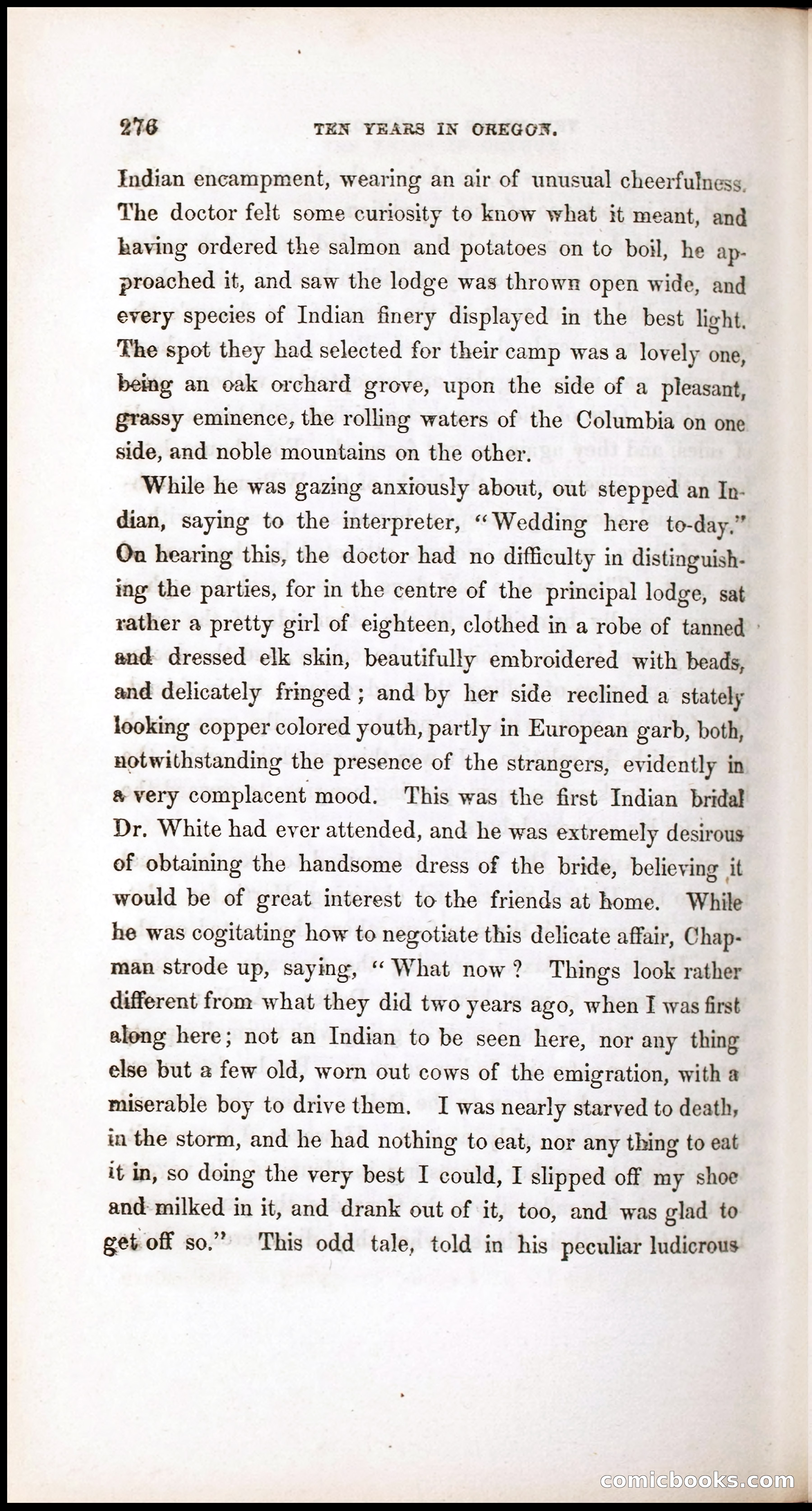 Thrilling Adventures, Travels, and Explorations of Dr. Elijah White Among the Rocky Mountains and in the Far West — page 284 of 394