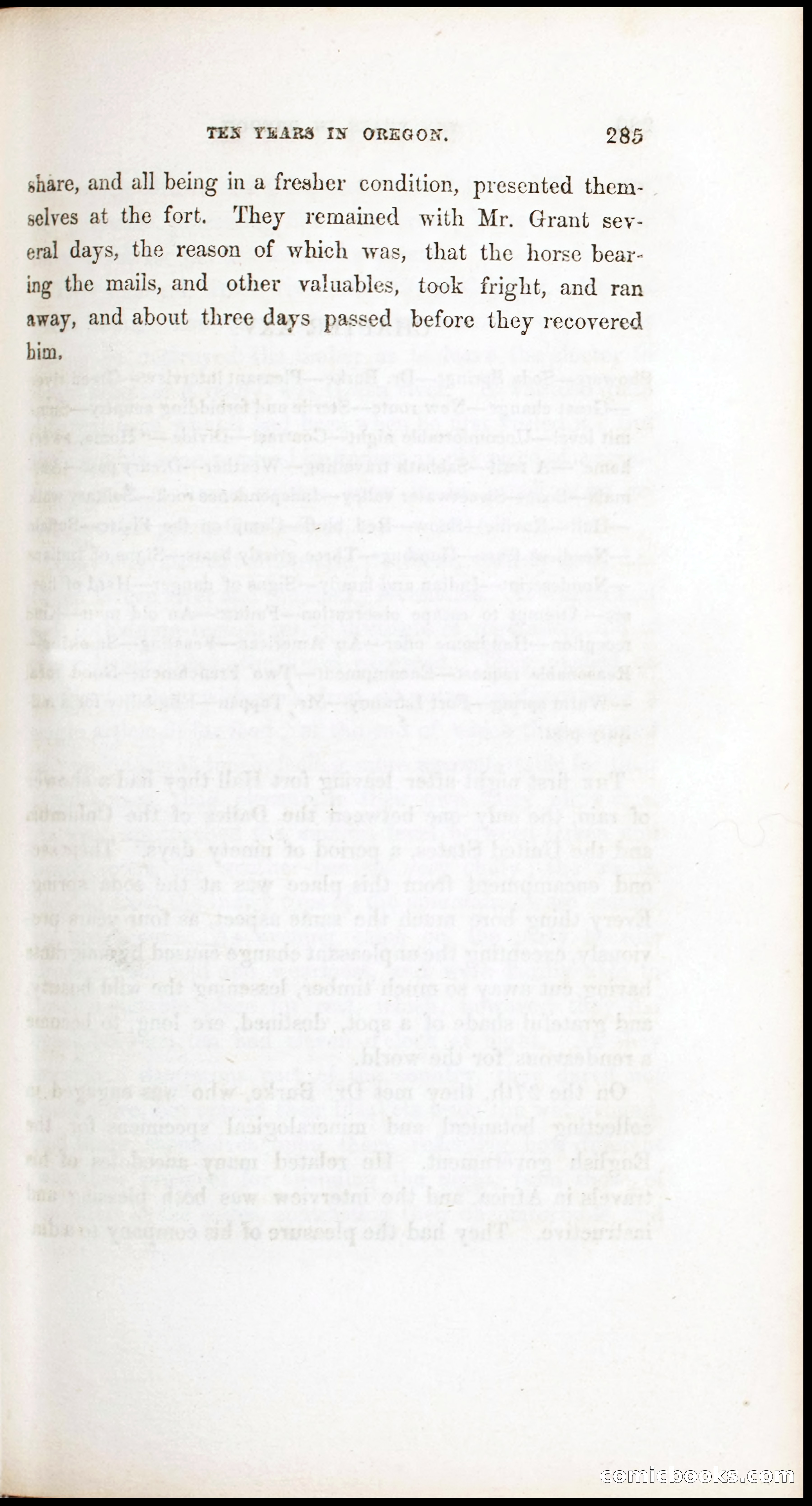 Thrilling Adventures, Travels, and Explorations of Dr. Elijah White Among the Rocky Mountains and in the Far West — page 293 of 394