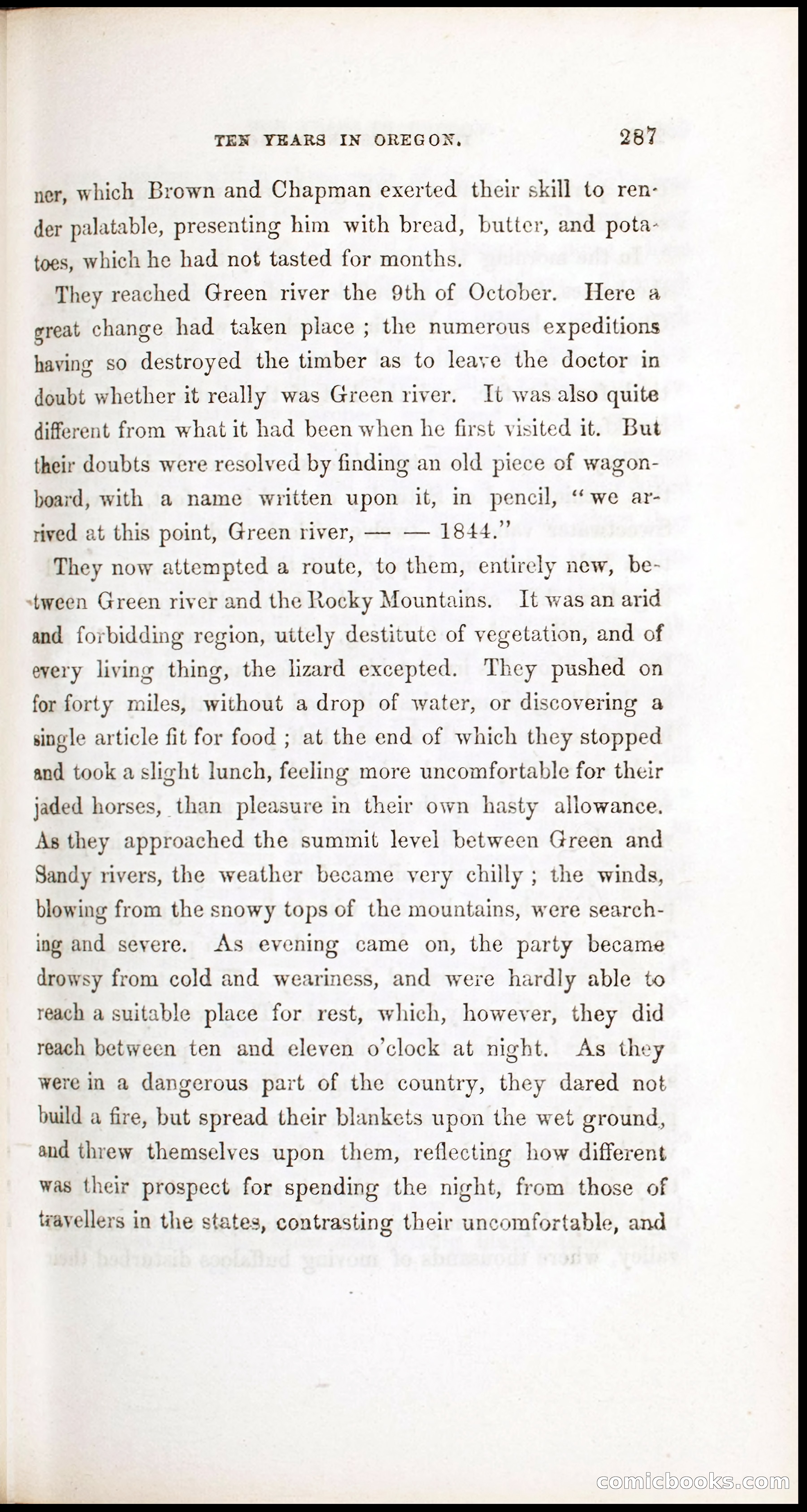 Thrilling Adventures, Travels, and Explorations of Dr. Elijah White Among the Rocky Mountains and in the Far West — page 295 of 394