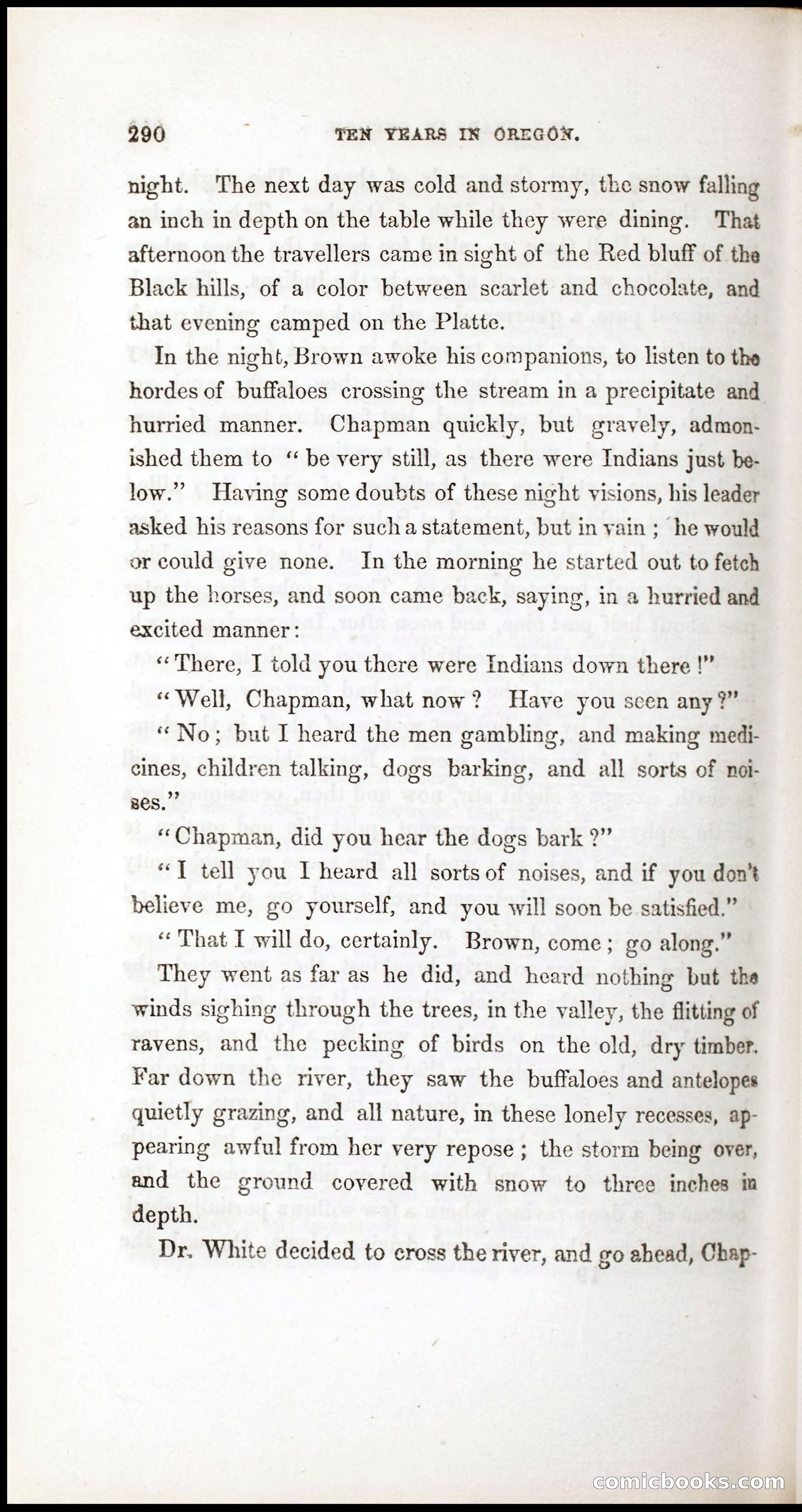 Thrilling Adventures, Travels, and Explorations of Dr. Elijah White Among the Rocky Mountains and in the Far West — page 298 of 394