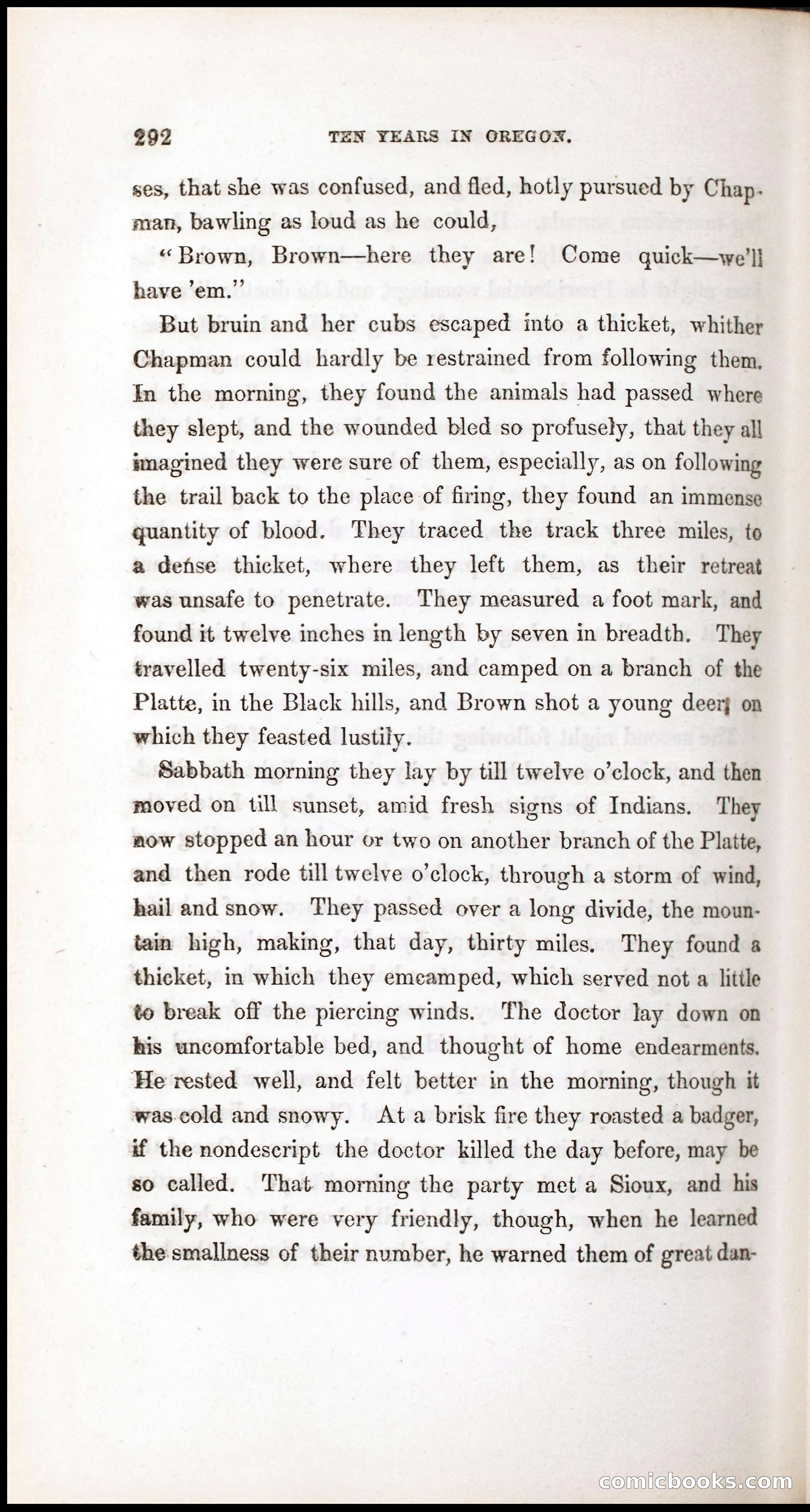 Thrilling Adventures, Travels, and Explorations of Dr. Elijah White Among the Rocky Mountains and in the Far West — page 300 of 394