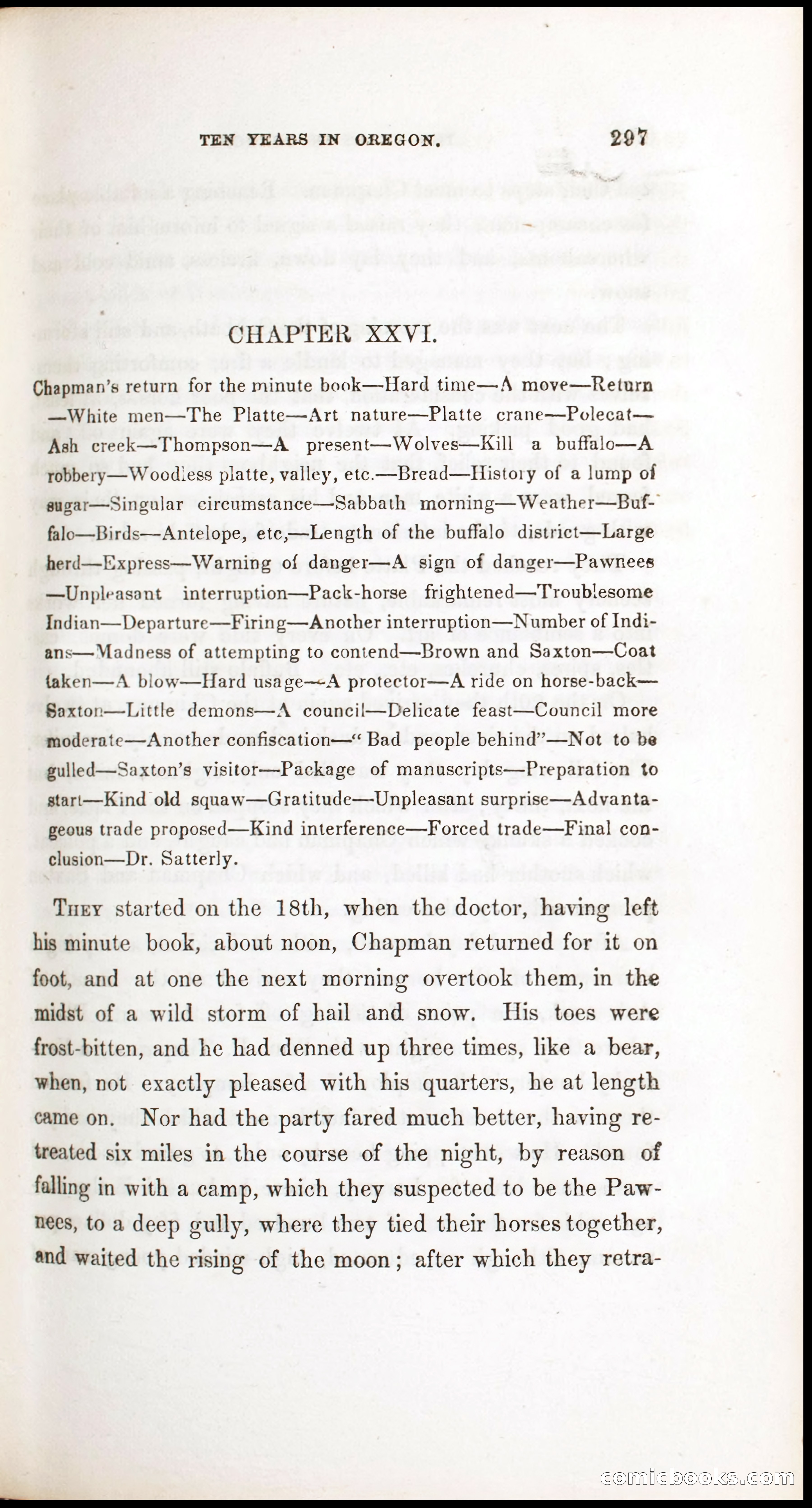 Thrilling Adventures, Travels, and Explorations of Dr. Elijah White Among the Rocky Mountains and in the Far West — page 305 of 394