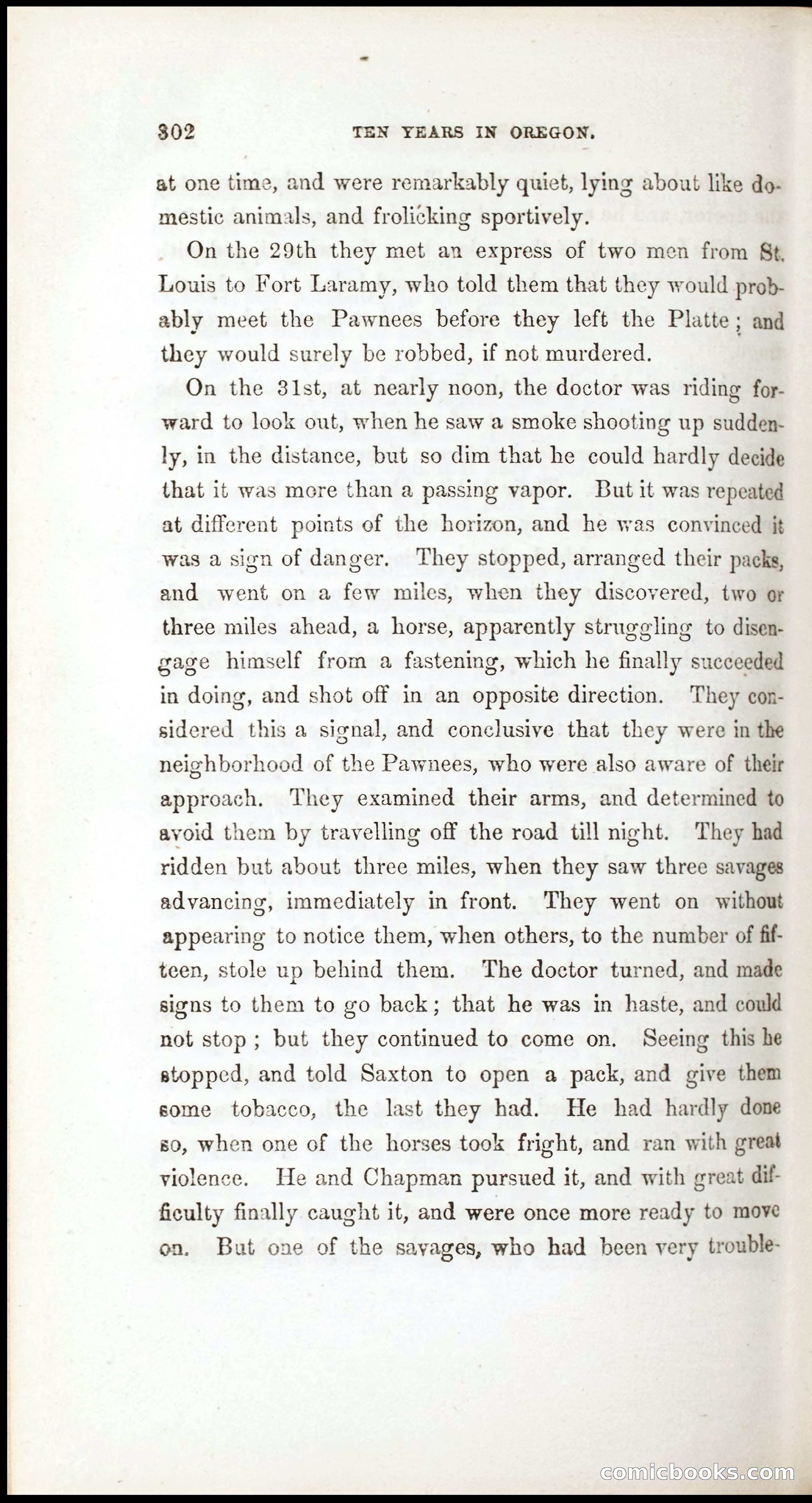 Thrilling Adventures, Travels, and Explorations of Dr. Elijah White Among the Rocky Mountains and in the Far West — page 310 of 394