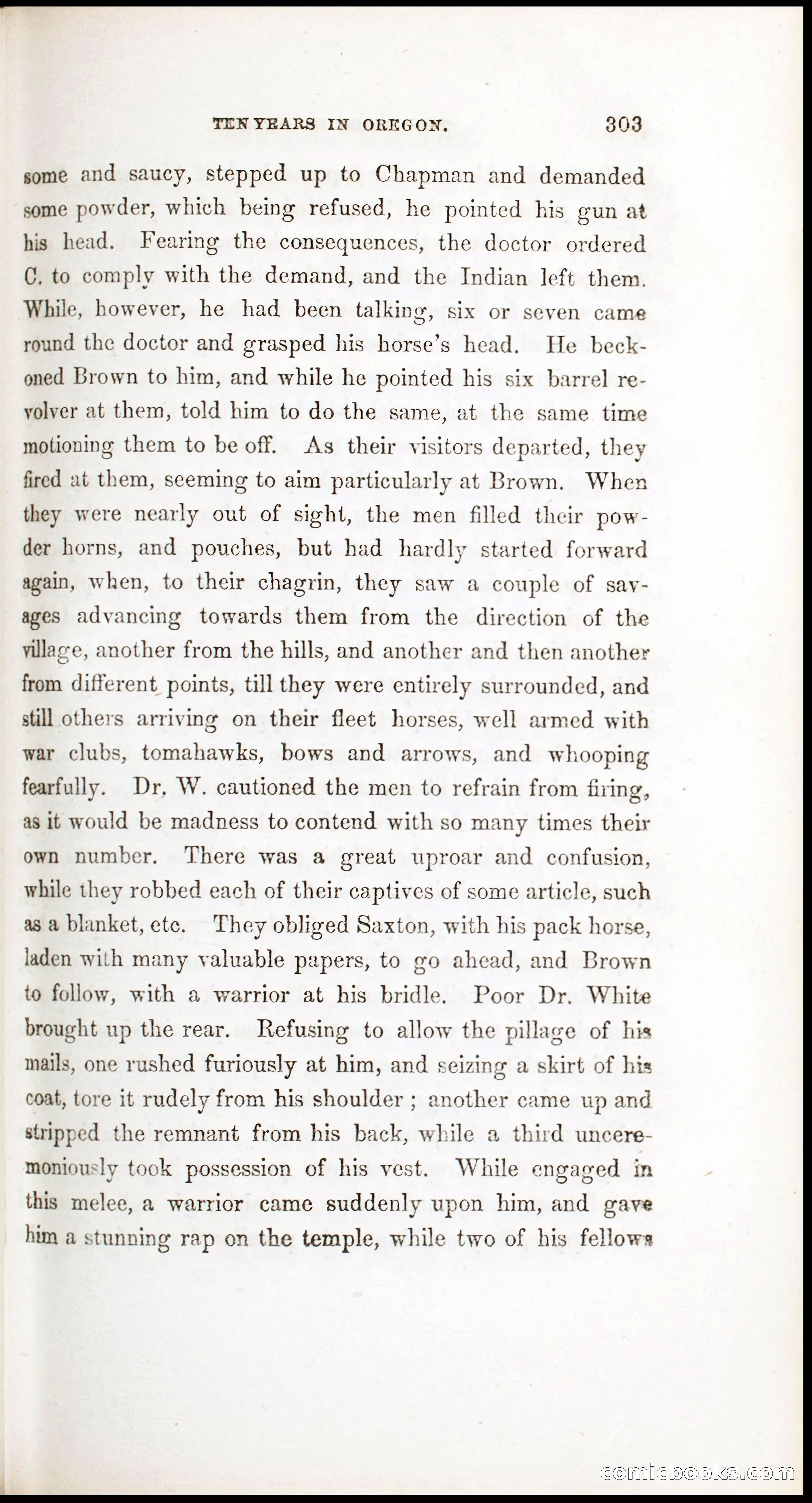 Thrilling Adventures, Travels, and Explorations of Dr. Elijah White Among the Rocky Mountains and in the Far West — page 311 of 394