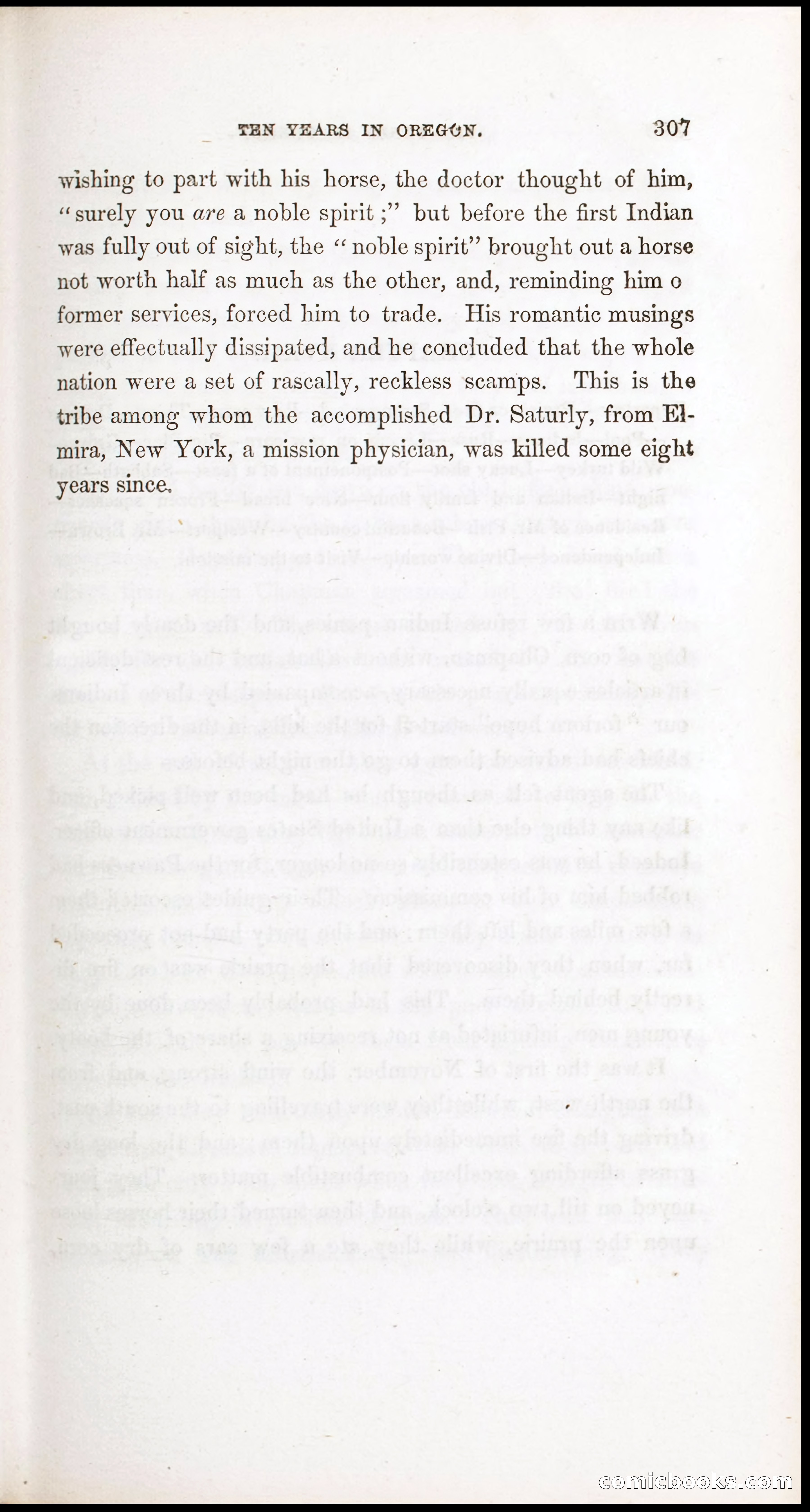 Thrilling Adventures, Travels, and Explorations of Dr. Elijah White Among the Rocky Mountains and in the Far West — page 315 of 394