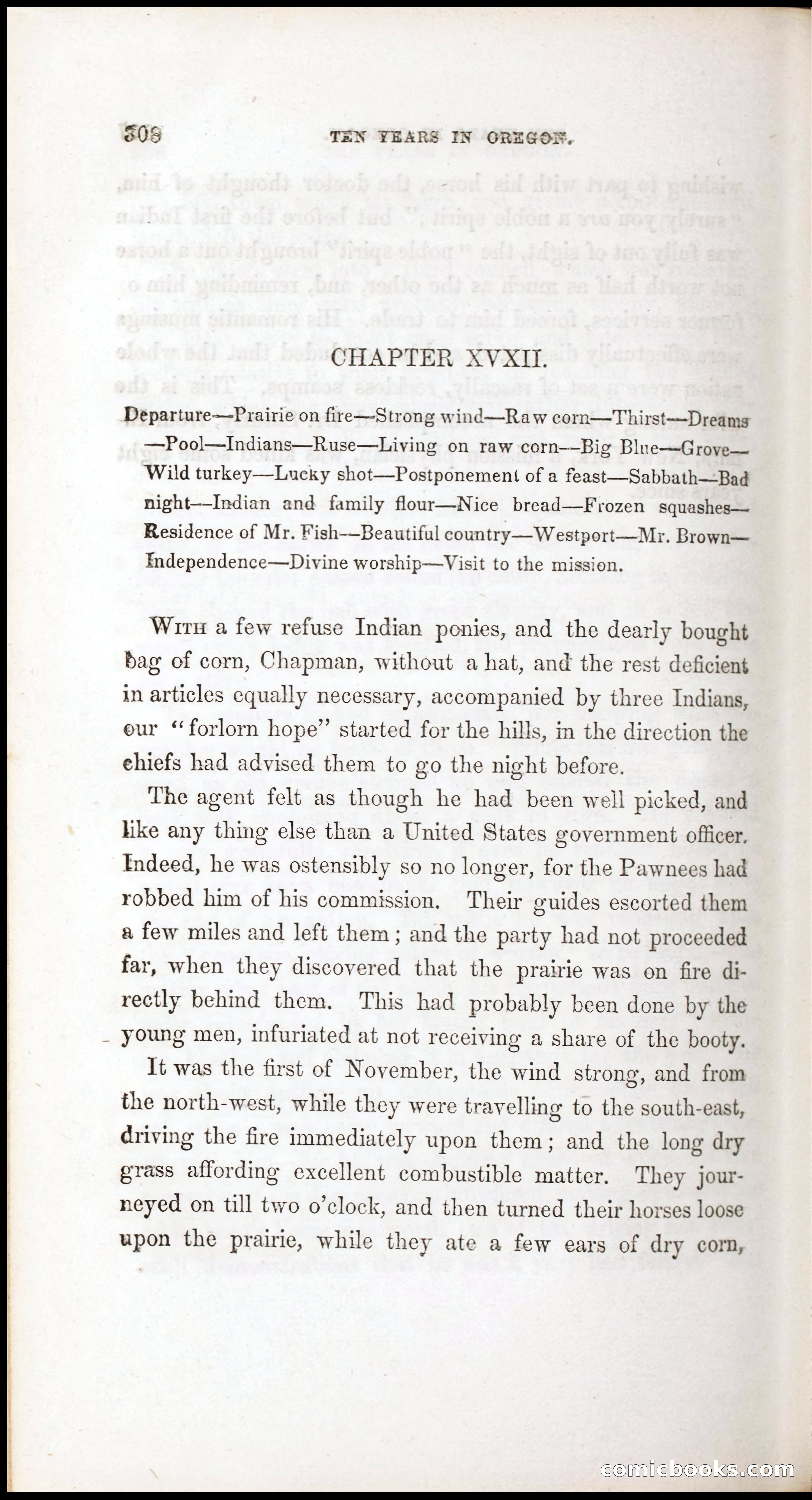 Thrilling Adventures, Travels, and Explorations of Dr. Elijah White Among the Rocky Mountains and in the Far West — page 316 of 394