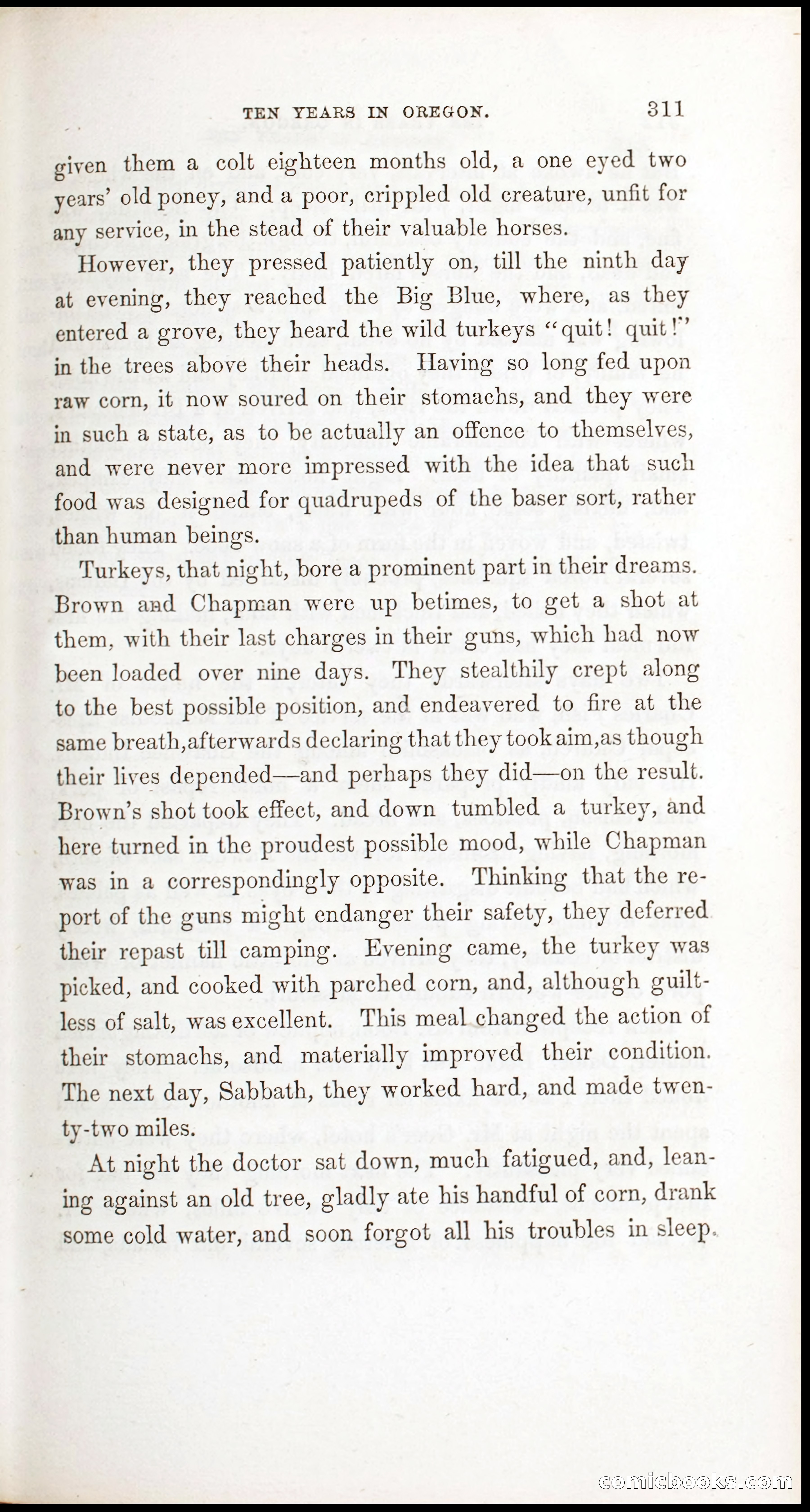 Thrilling Adventures, Travels, and Explorations of Dr. Elijah White Among the Rocky Mountains and in the Far West — page 319 of 394