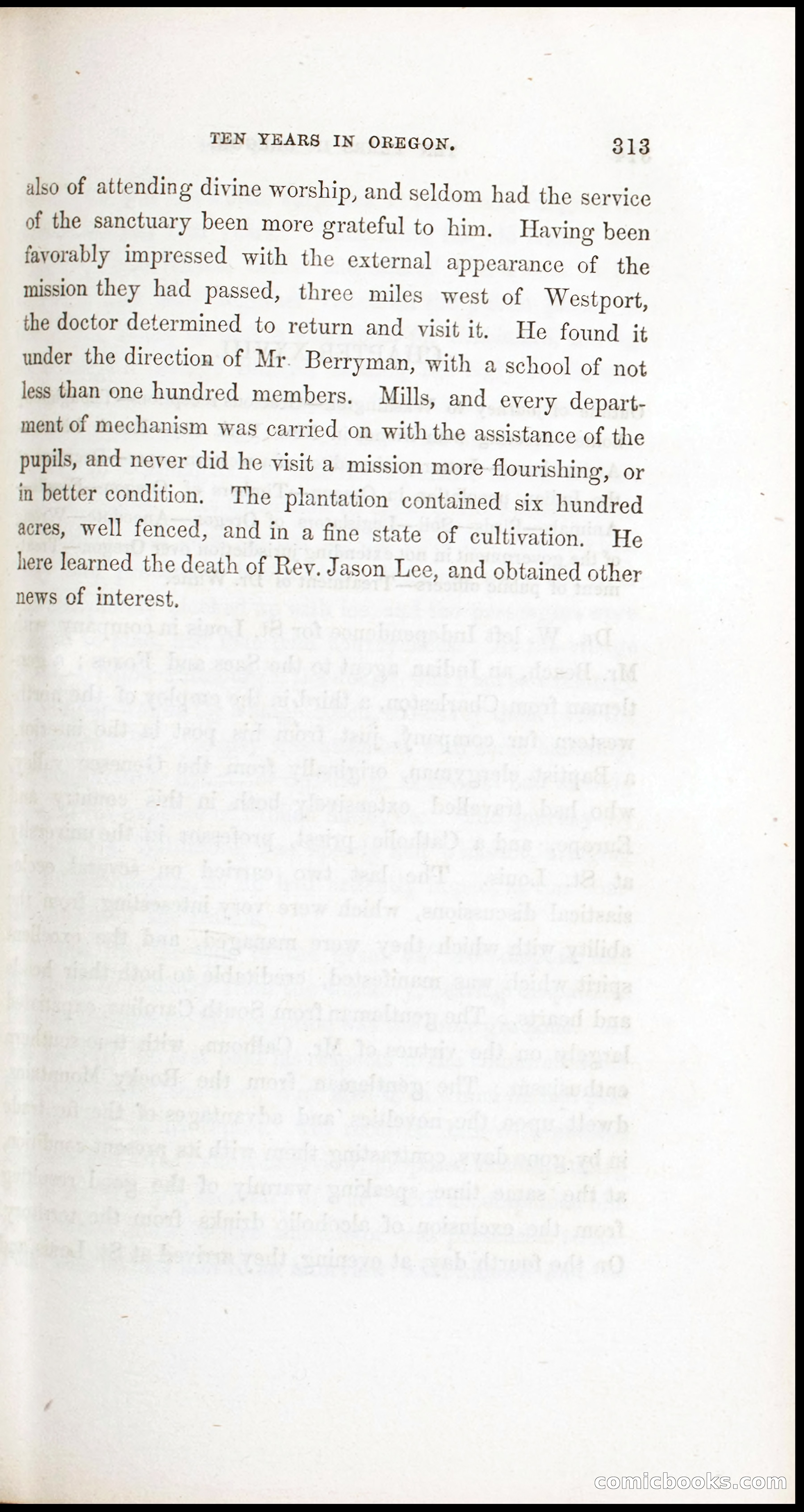 Thrilling Adventures, Travels, and Explorations of Dr. Elijah White Among the Rocky Mountains and in the Far West — page 321 of 394
