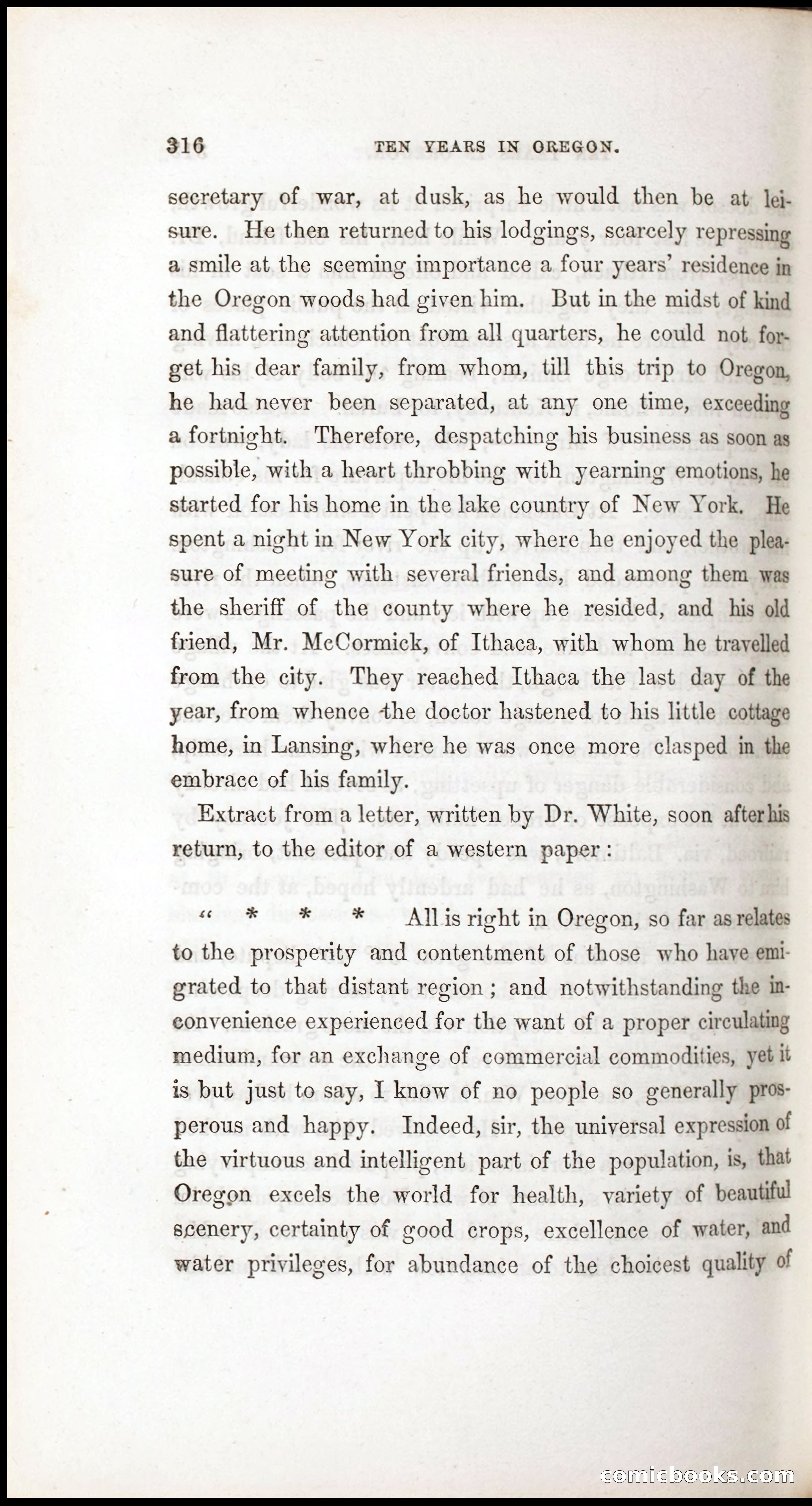 Thrilling Adventures, Travels, and Explorations of Dr. Elijah White Among the Rocky Mountains and in the Far West — page 324 of 394