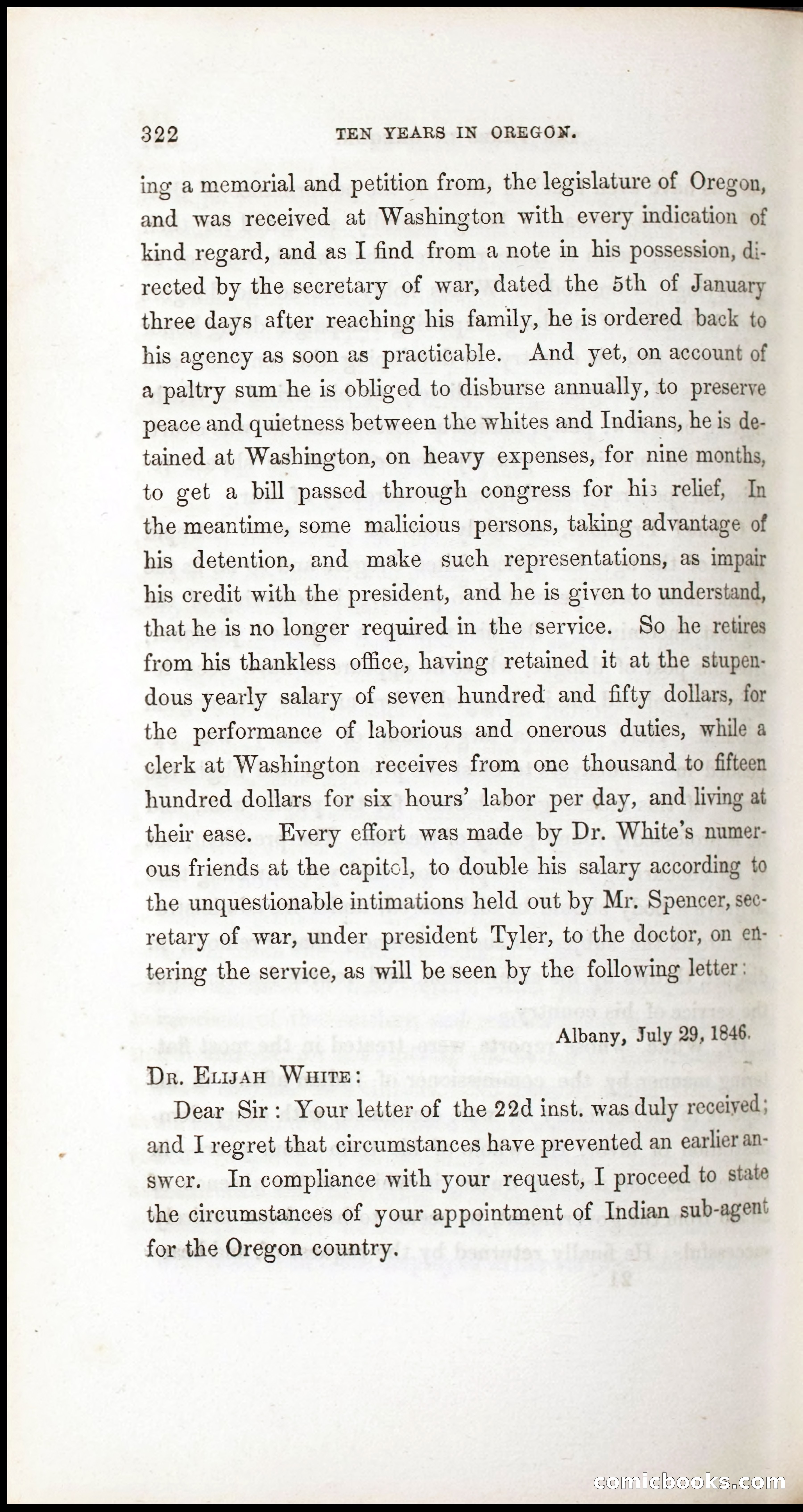 Thrilling Adventures, Travels, and Explorations of Dr. Elijah White Among the Rocky Mountains and in the Far West — page 330 of 394