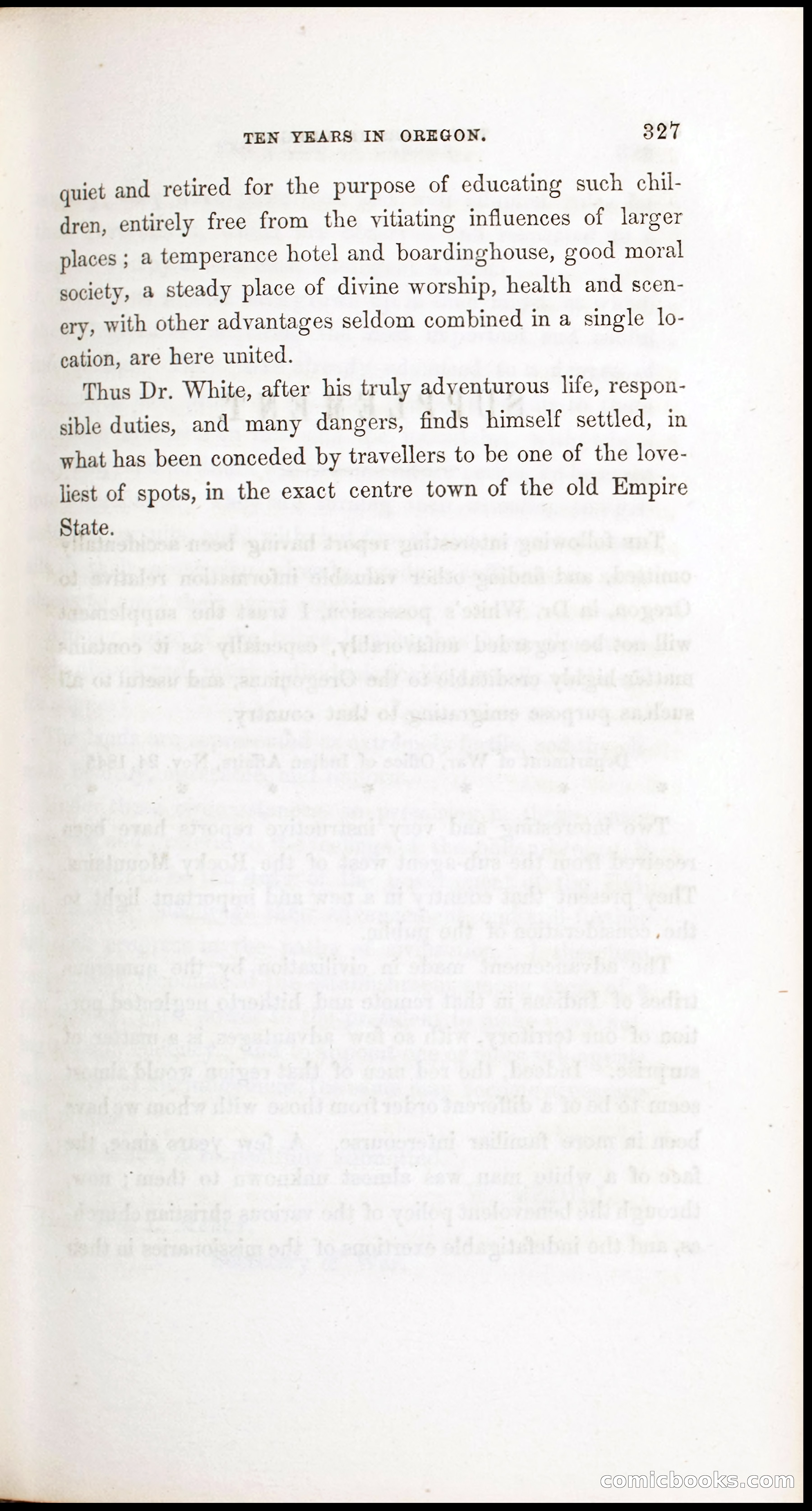 Thrilling Adventures, Travels, and Explorations of Dr. Elijah White Among the Rocky Mountains and in the Far West — page 335 of 394