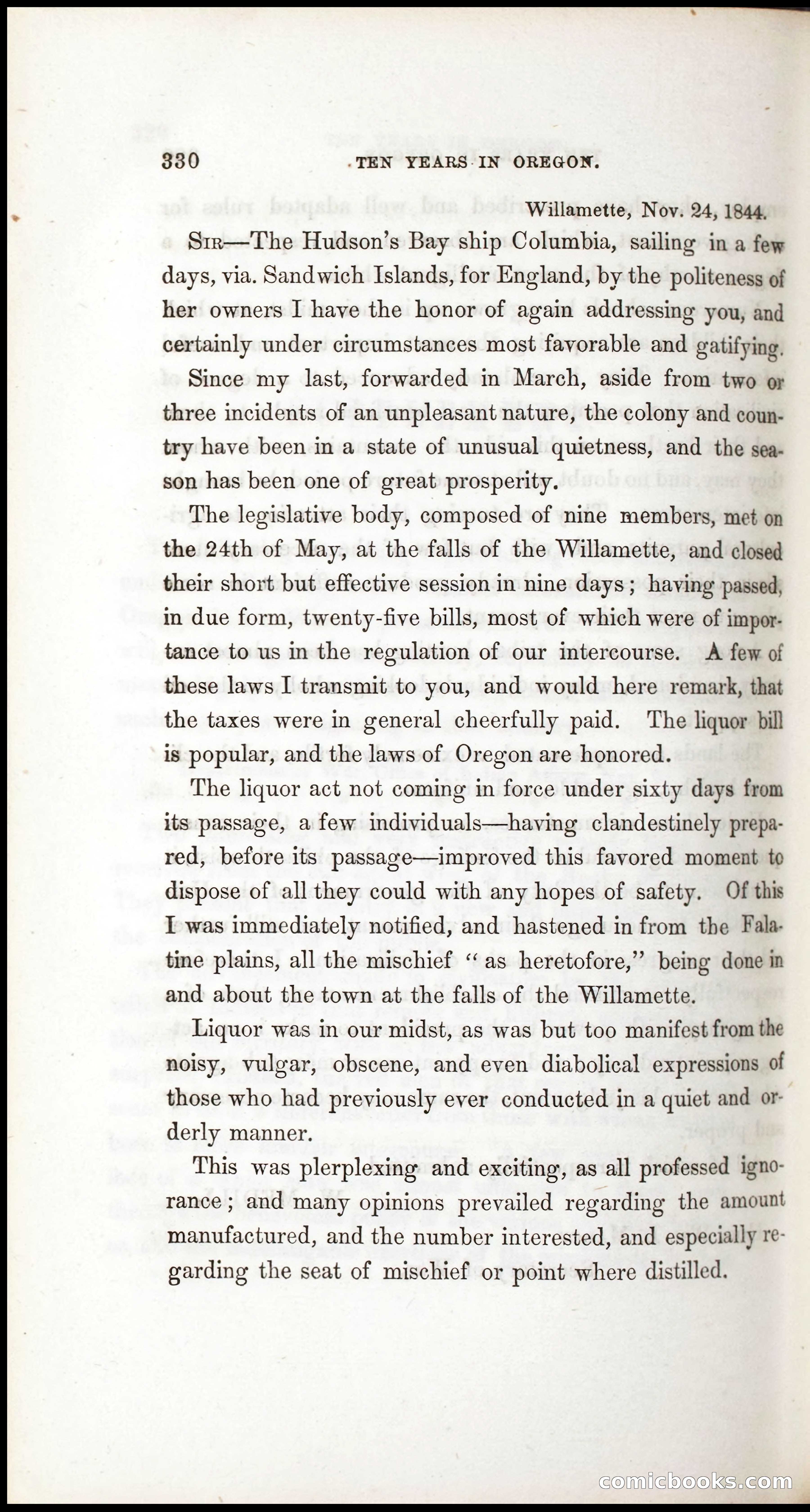 Thrilling Adventures, Travels, and Explorations of Dr. Elijah White Among the Rocky Mountains and in the Far West — page 338 of 394