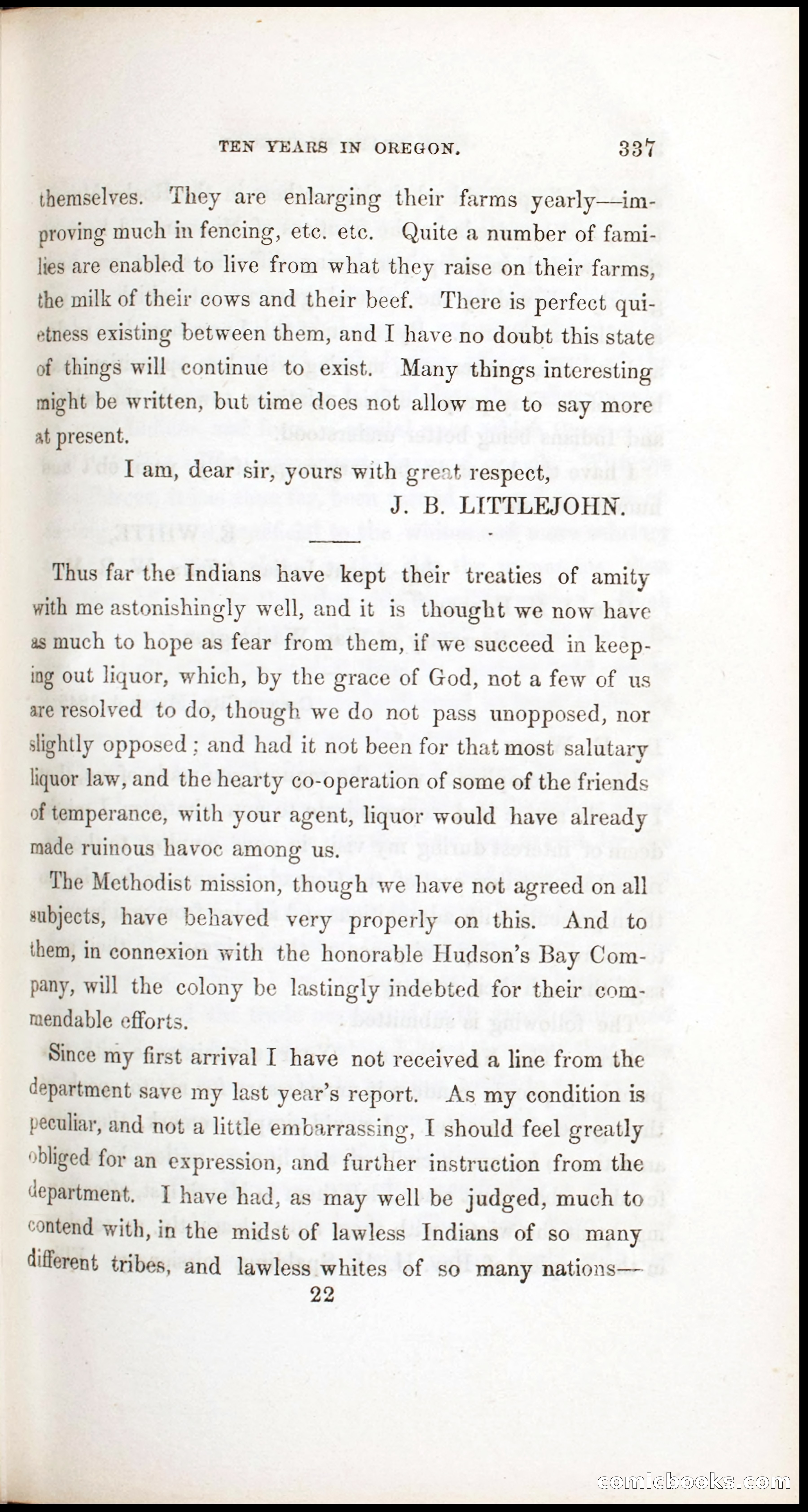 Thrilling Adventures, Travels, and Explorations of Dr. Elijah White Among the Rocky Mountains and in the Far West — page 345 of 394