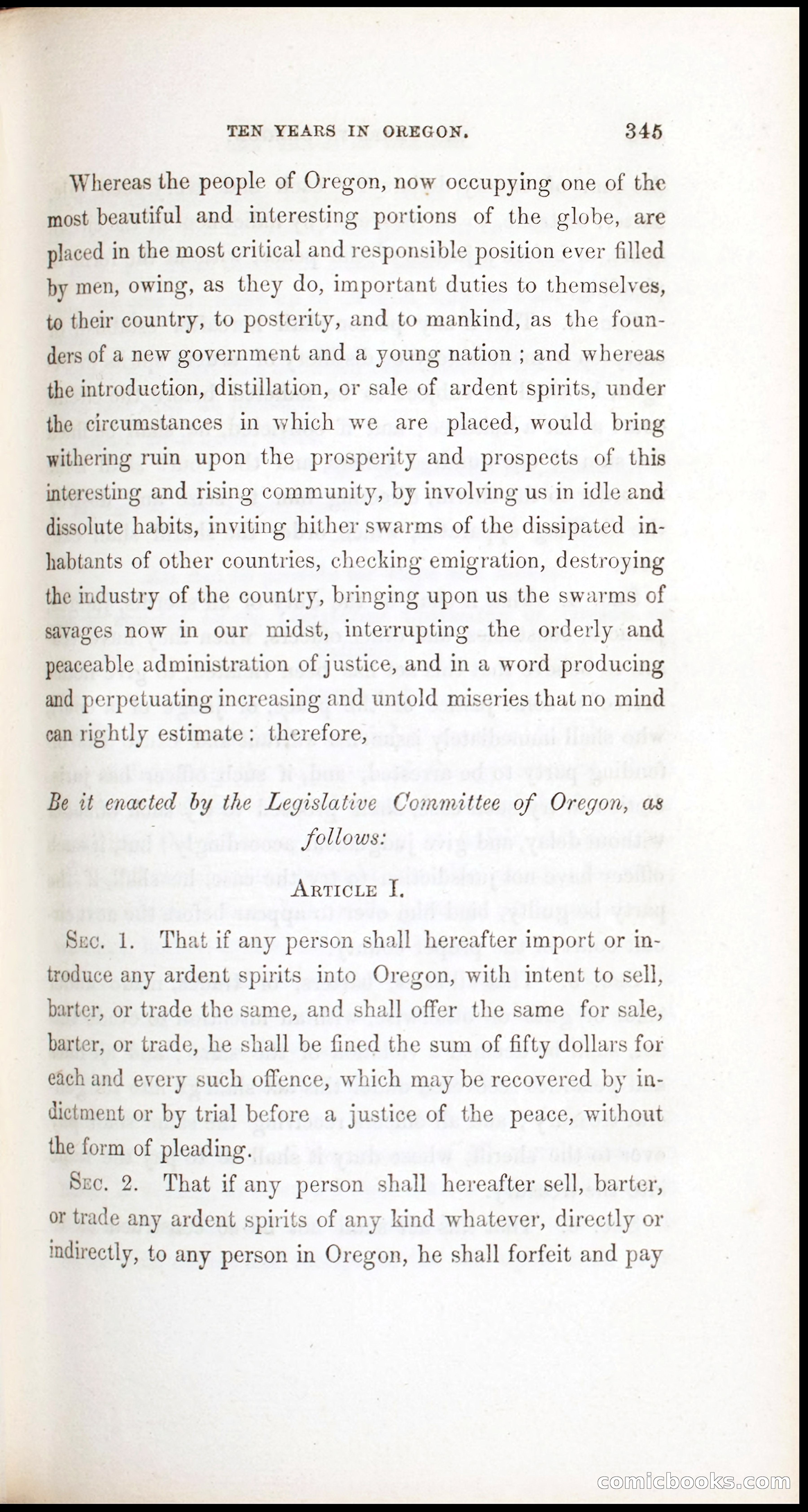 Thrilling Adventures, Travels, and Explorations of Dr. Elijah White Among the Rocky Mountains and in the Far West — page 353 of 394