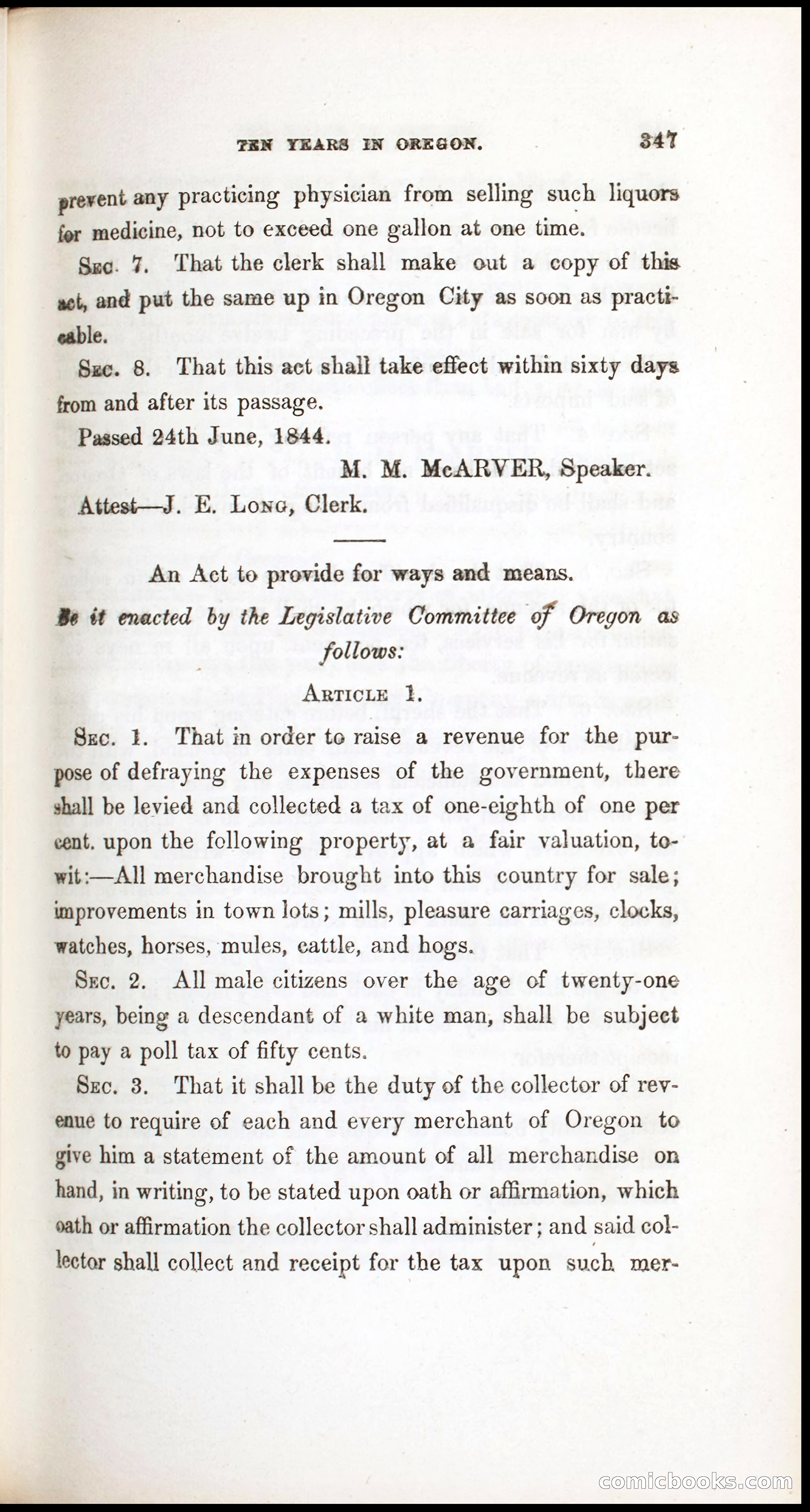 Thrilling Adventures, Travels, and Explorations of Dr. Elijah White Among the Rocky Mountains and in the Far West — page 355 of 394