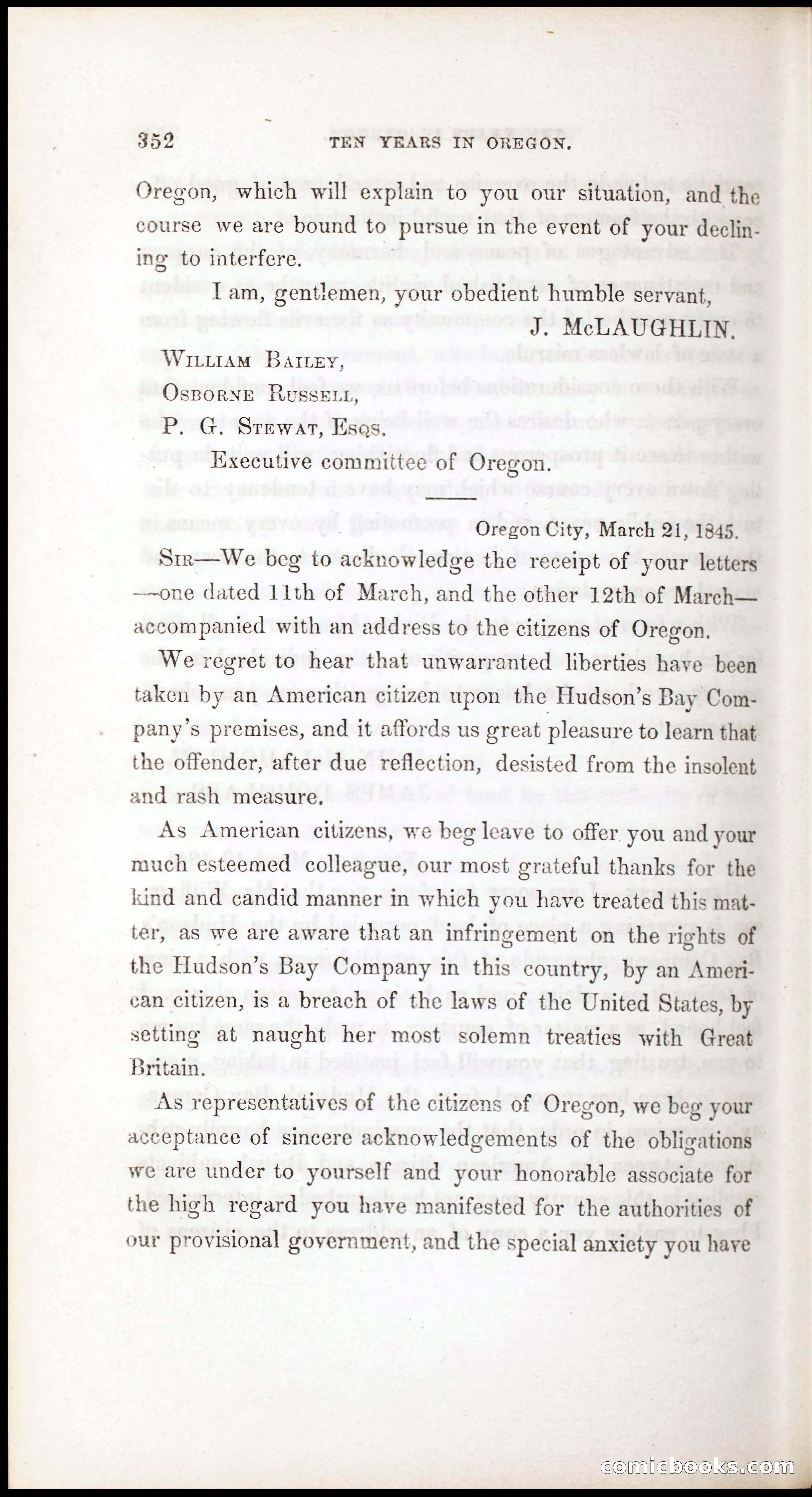 Thrilling Adventures, Travels, and Explorations of Dr. Elijah White Among the Rocky Mountains and in the Far West — page 360 of 394