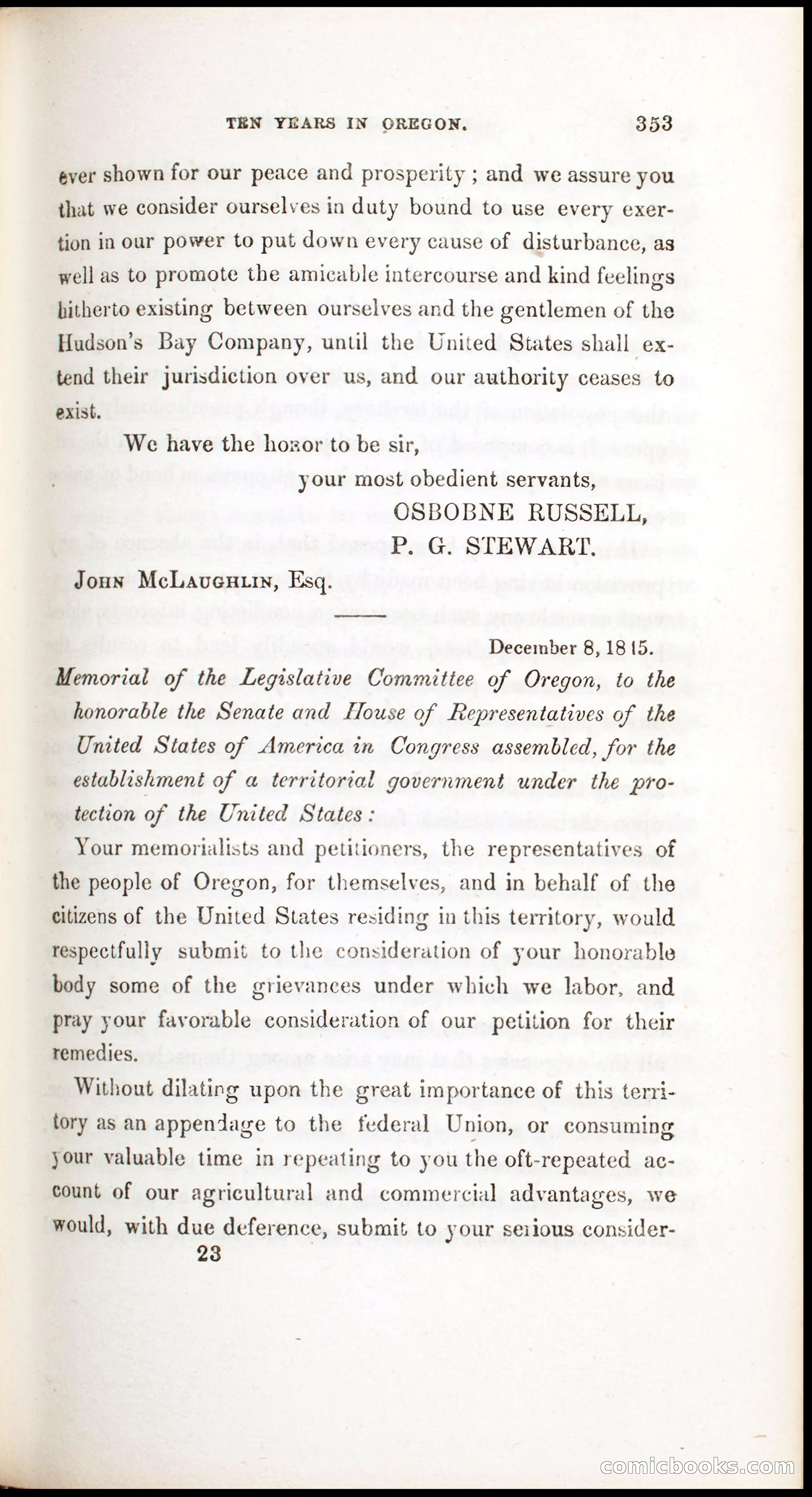 Thrilling Adventures, Travels, and Explorations of Dr. Elijah White Among the Rocky Mountains and in the Far West — page 361 of 394