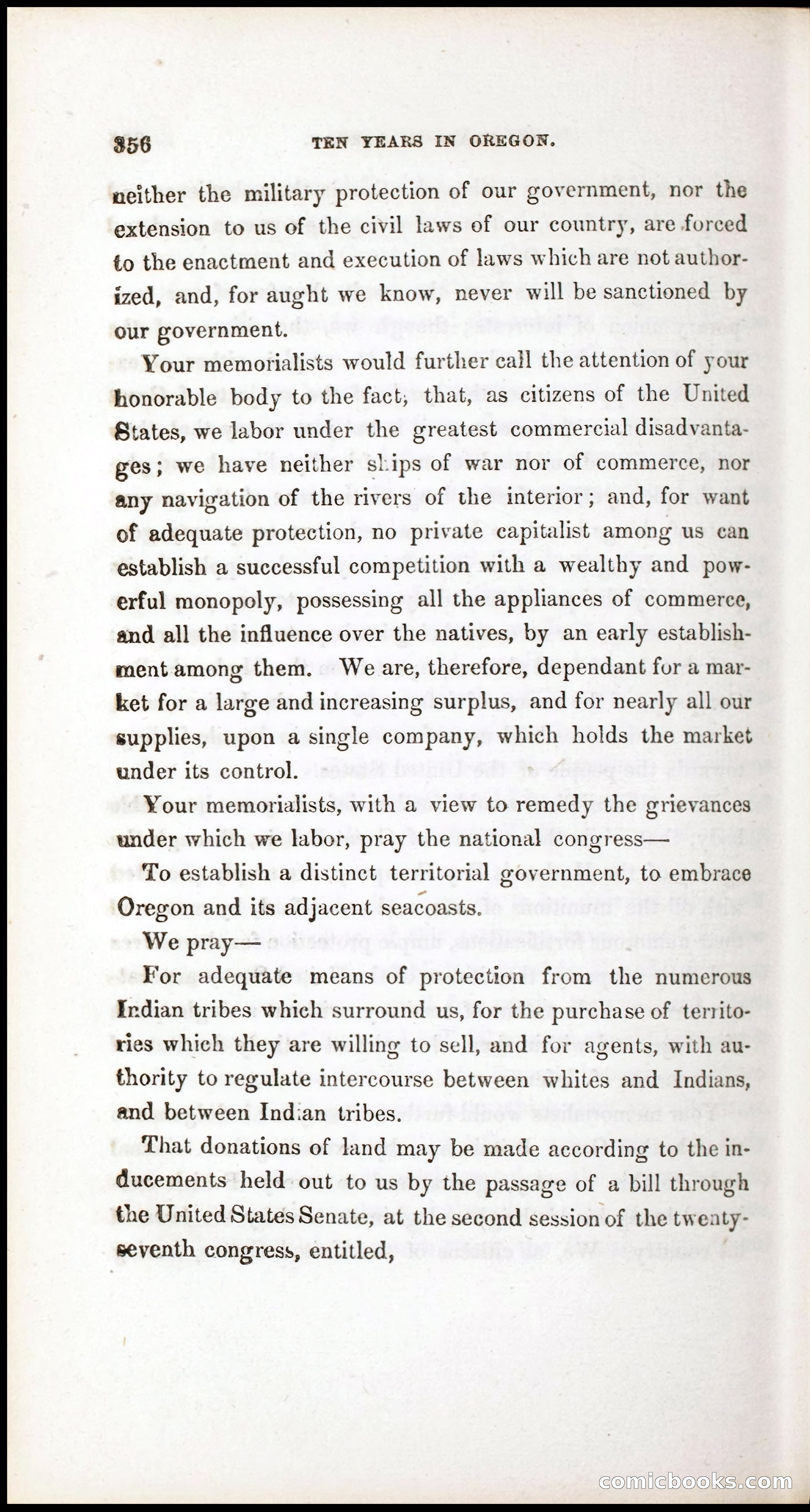 Thrilling Adventures, Travels, and Explorations of Dr. Elijah White Among the Rocky Mountains and in the Far West — page 364 of 394