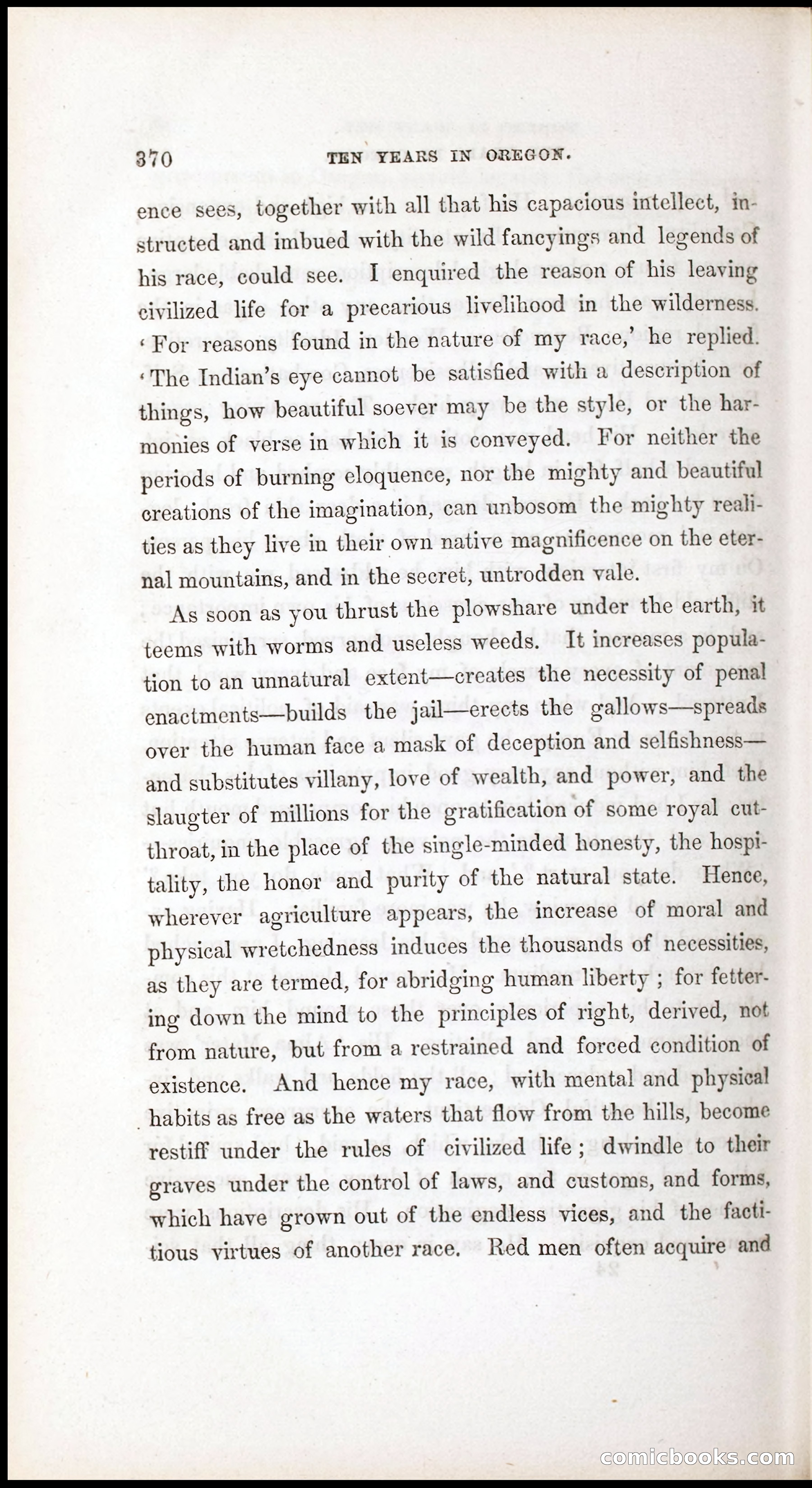 Thrilling Adventures, Travels, and Explorations of Dr. Elijah White Among the Rocky Mountains and in the Far West — page 378 of 394