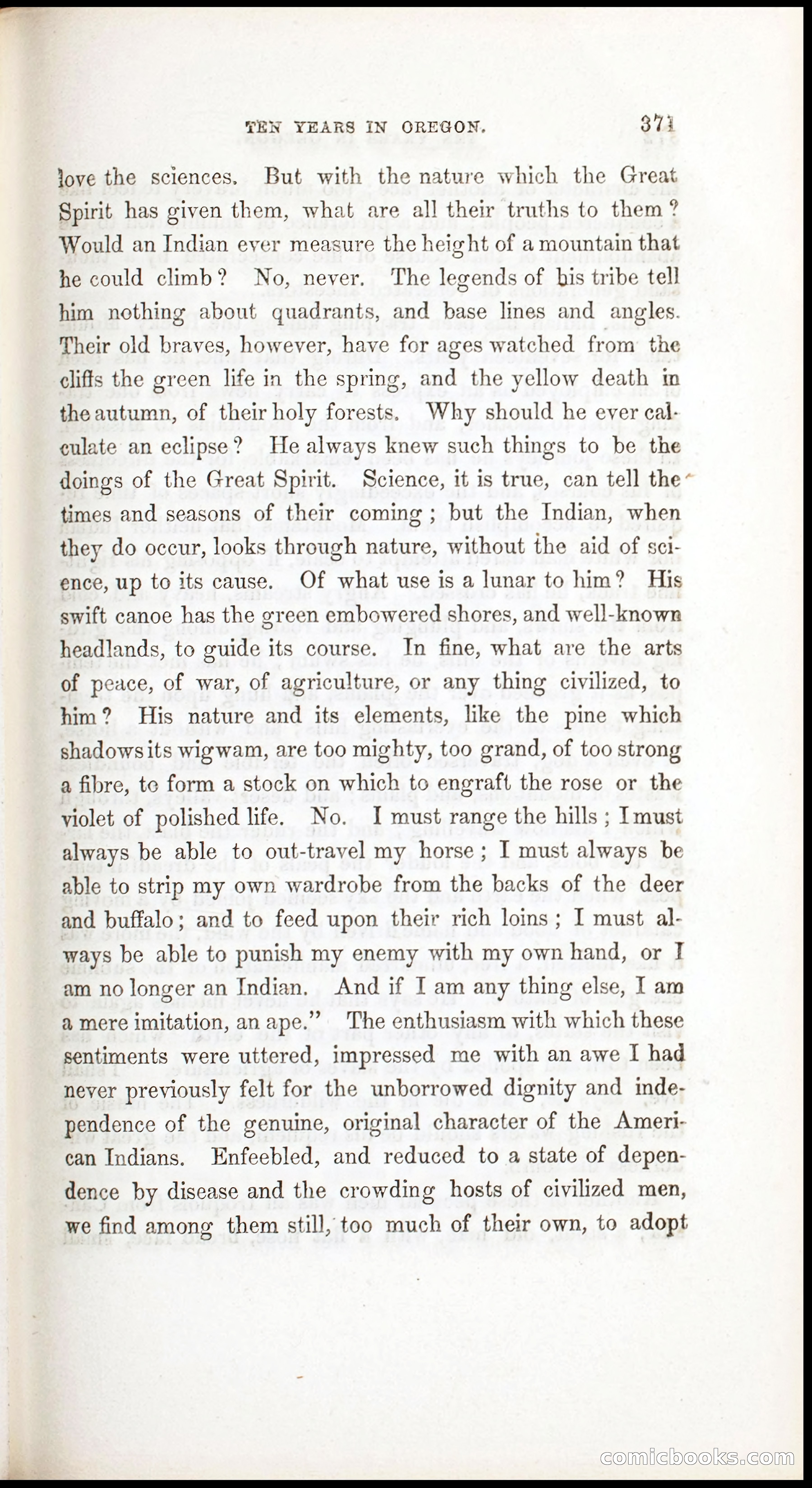 Thrilling Adventures, Travels, and Explorations of Dr. Elijah White Among the Rocky Mountains and in the Far West — page 379 of 394