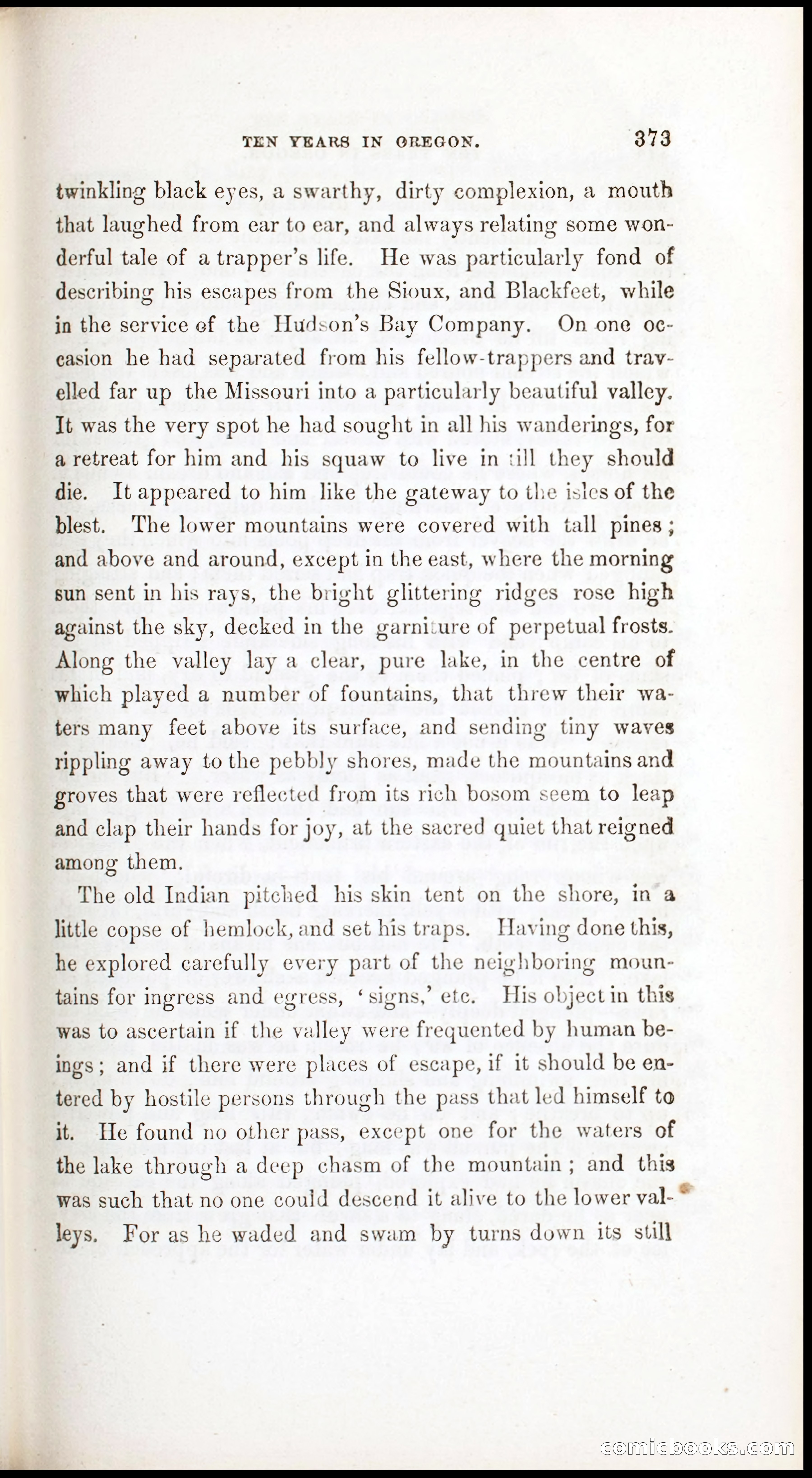 Thrilling Adventures, Travels, and Explorations of Dr. Elijah White Among the Rocky Mountains and in the Far West — page 381 of 394