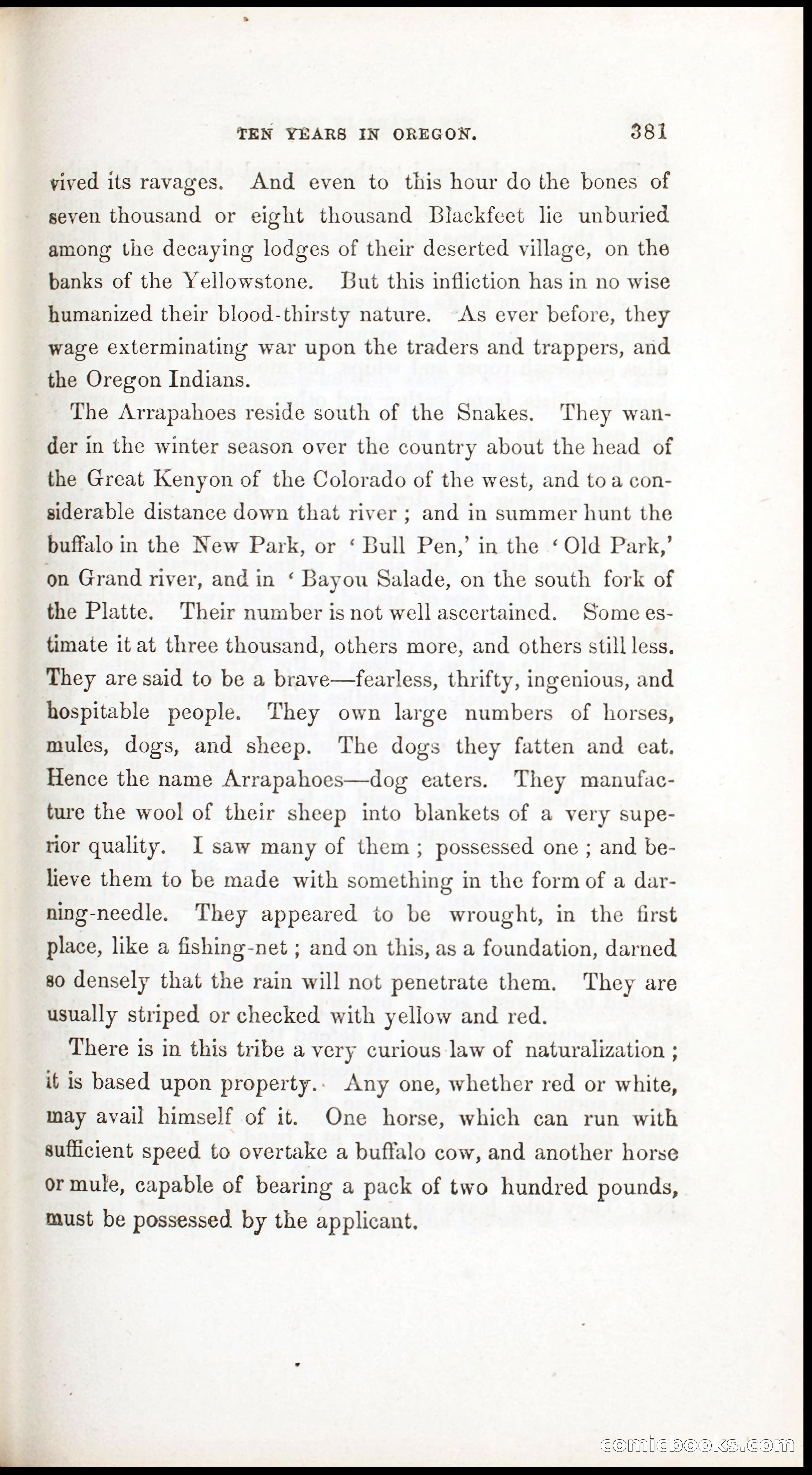 Thrilling Adventures, Travels, and Explorations of Dr. Elijah White Among the Rocky Mountains and in the Far West — page 389 of 394