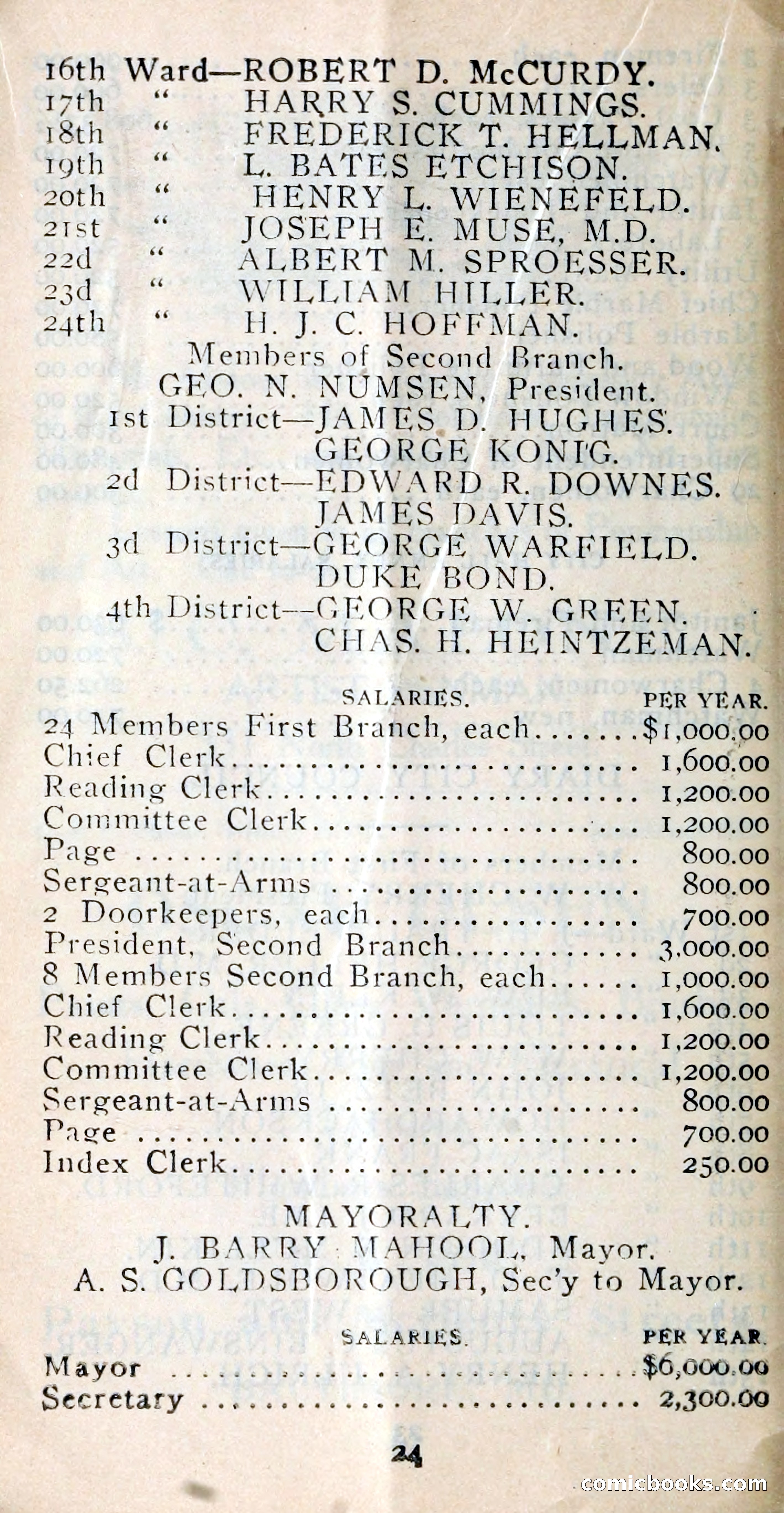 Baltimore City Blue Book, Second Edition — page 29 of 113