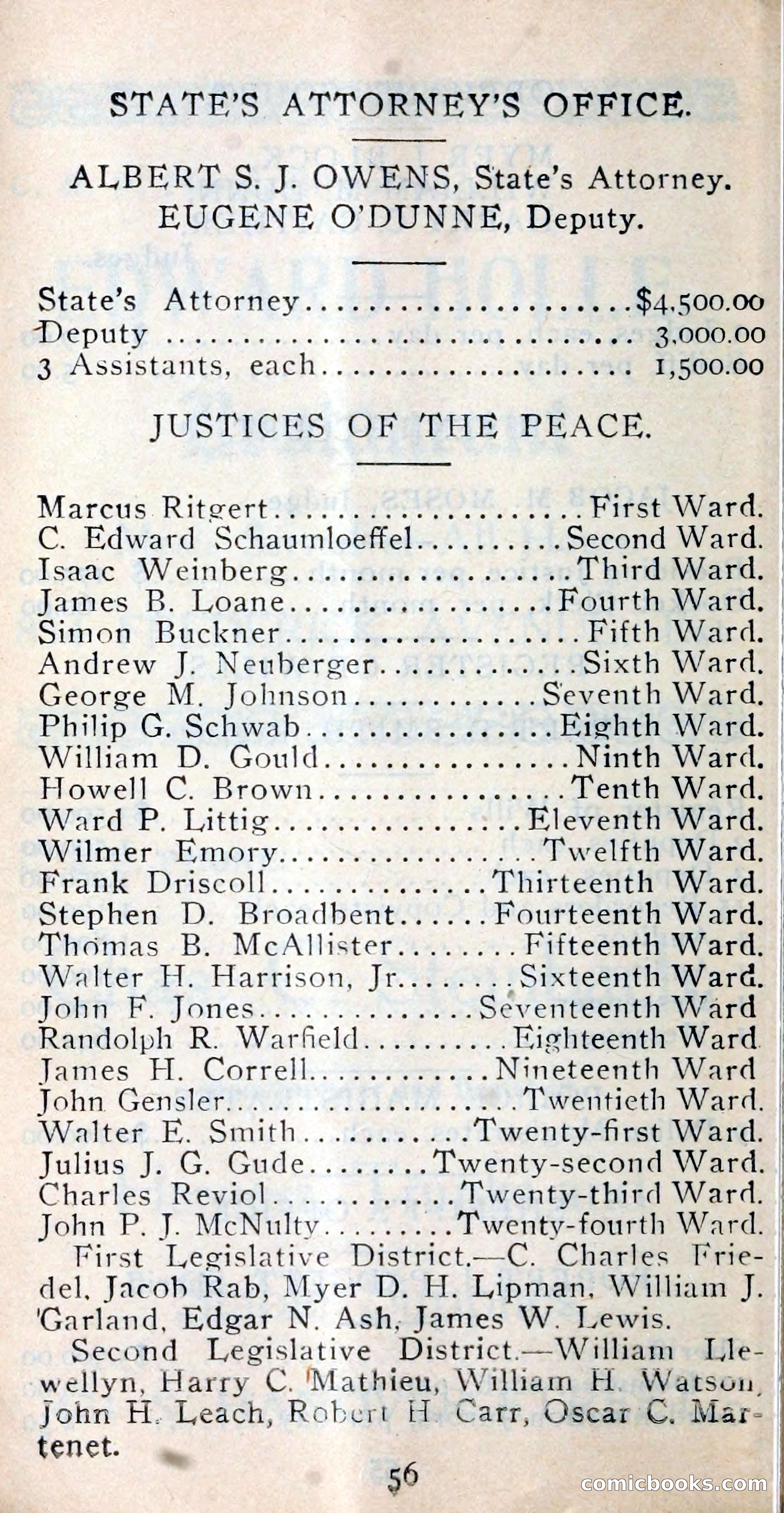 Baltimore City Blue Book, Second Edition — page 61 of 113