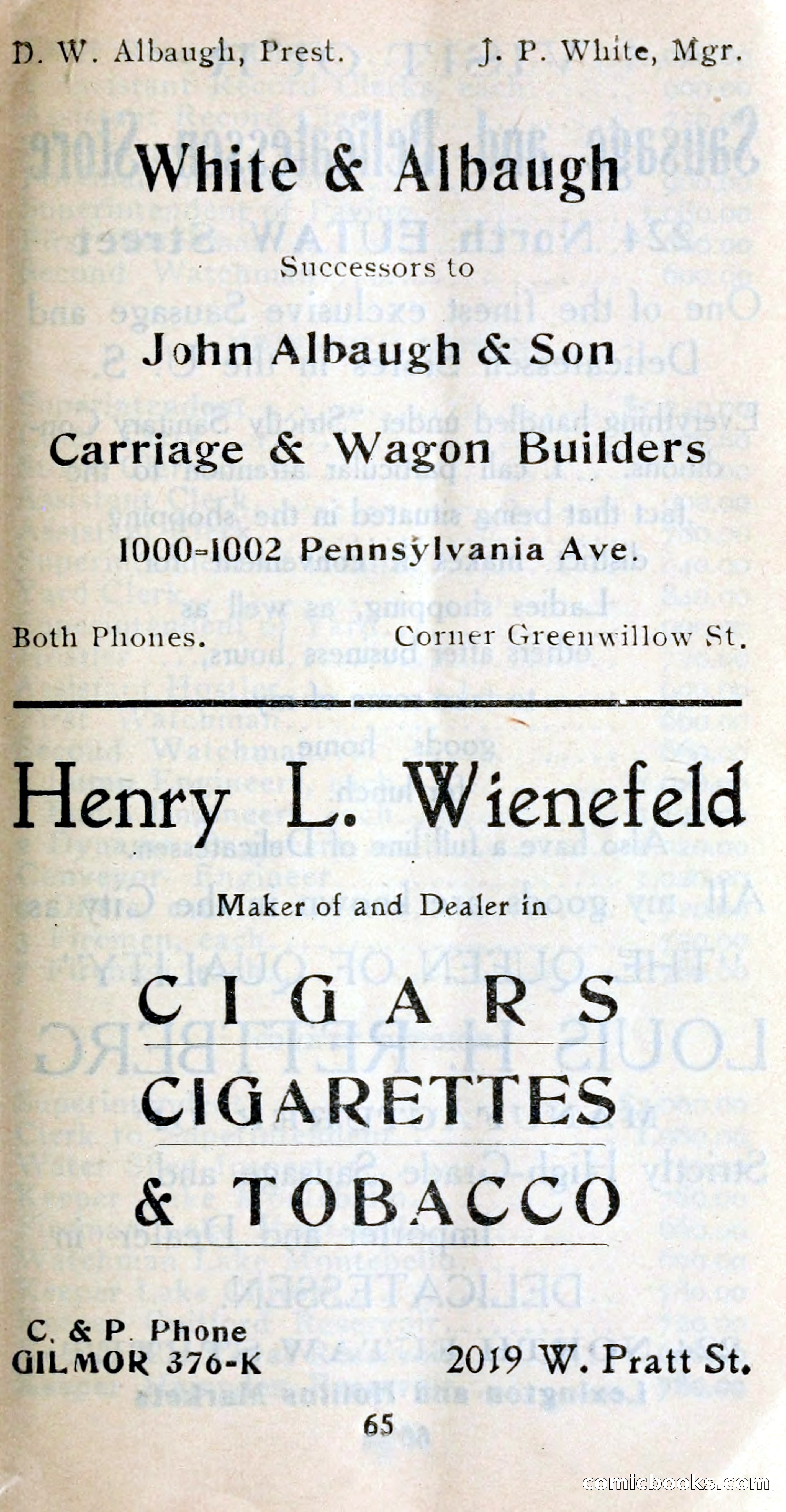 Baltimore City Blue Book, Second Edition — page 70 of 113