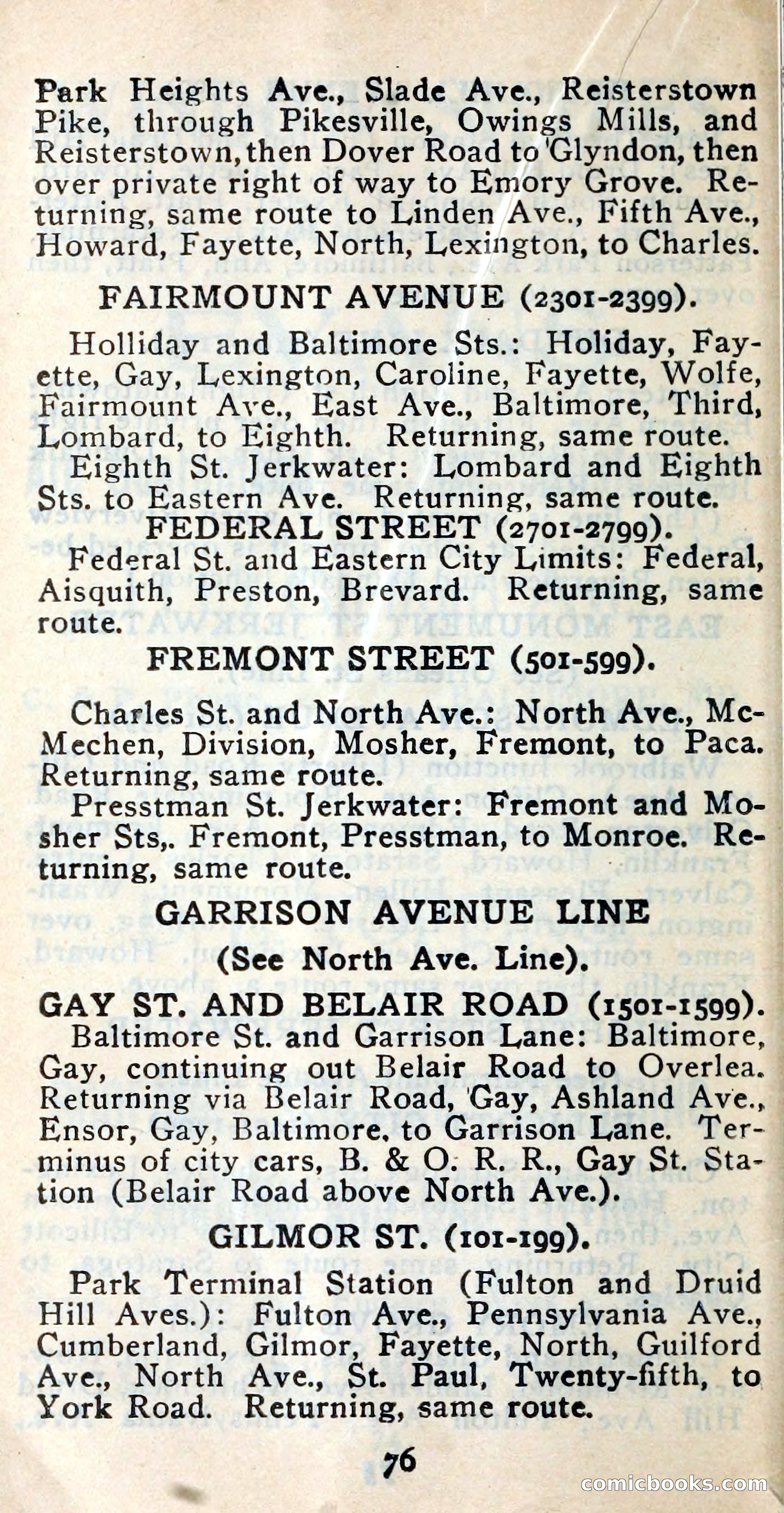 Baltimore City Blue Book, Second Edition — page 81 of 113