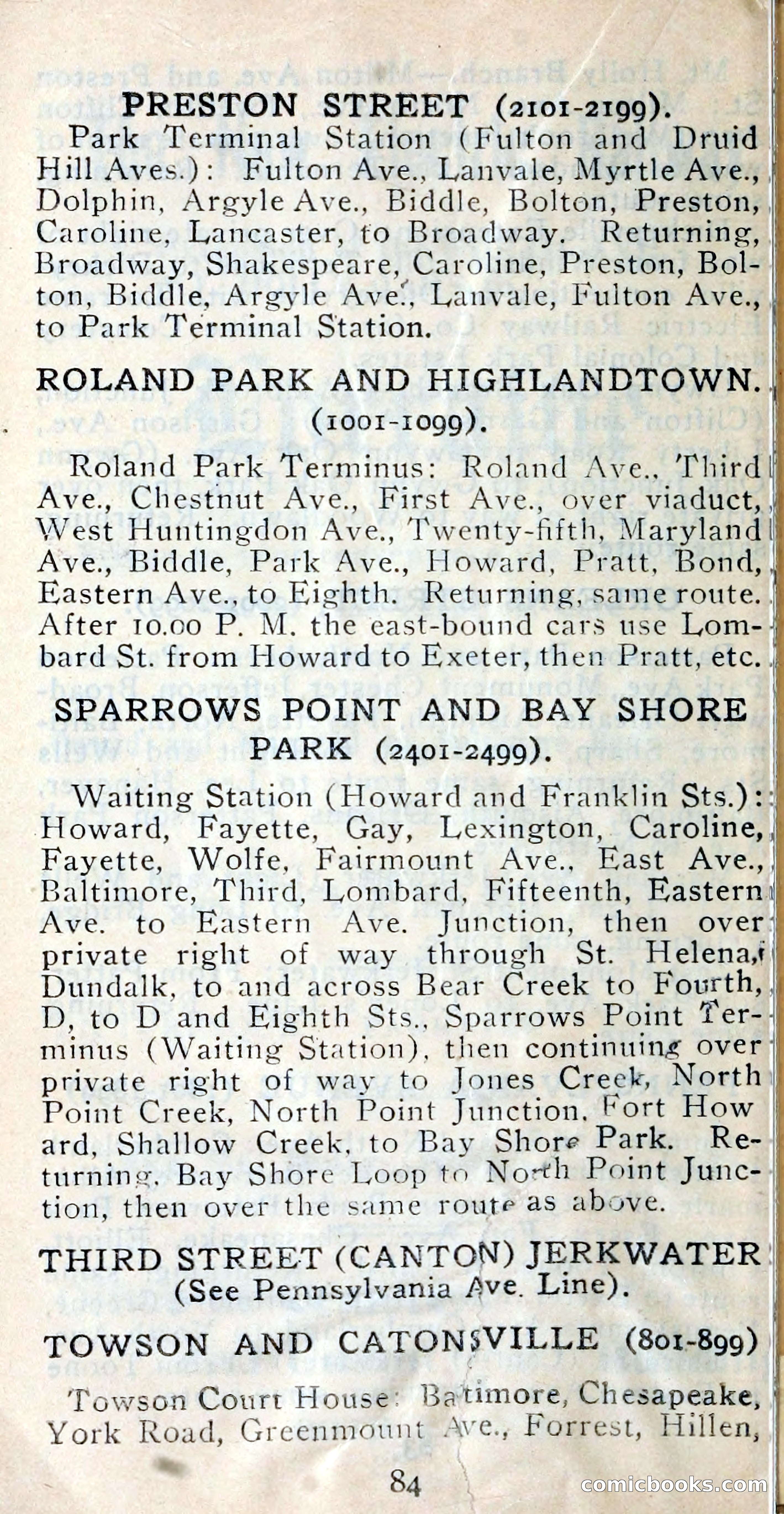 Baltimore City Blue Book, Second Edition — page 89 of 113