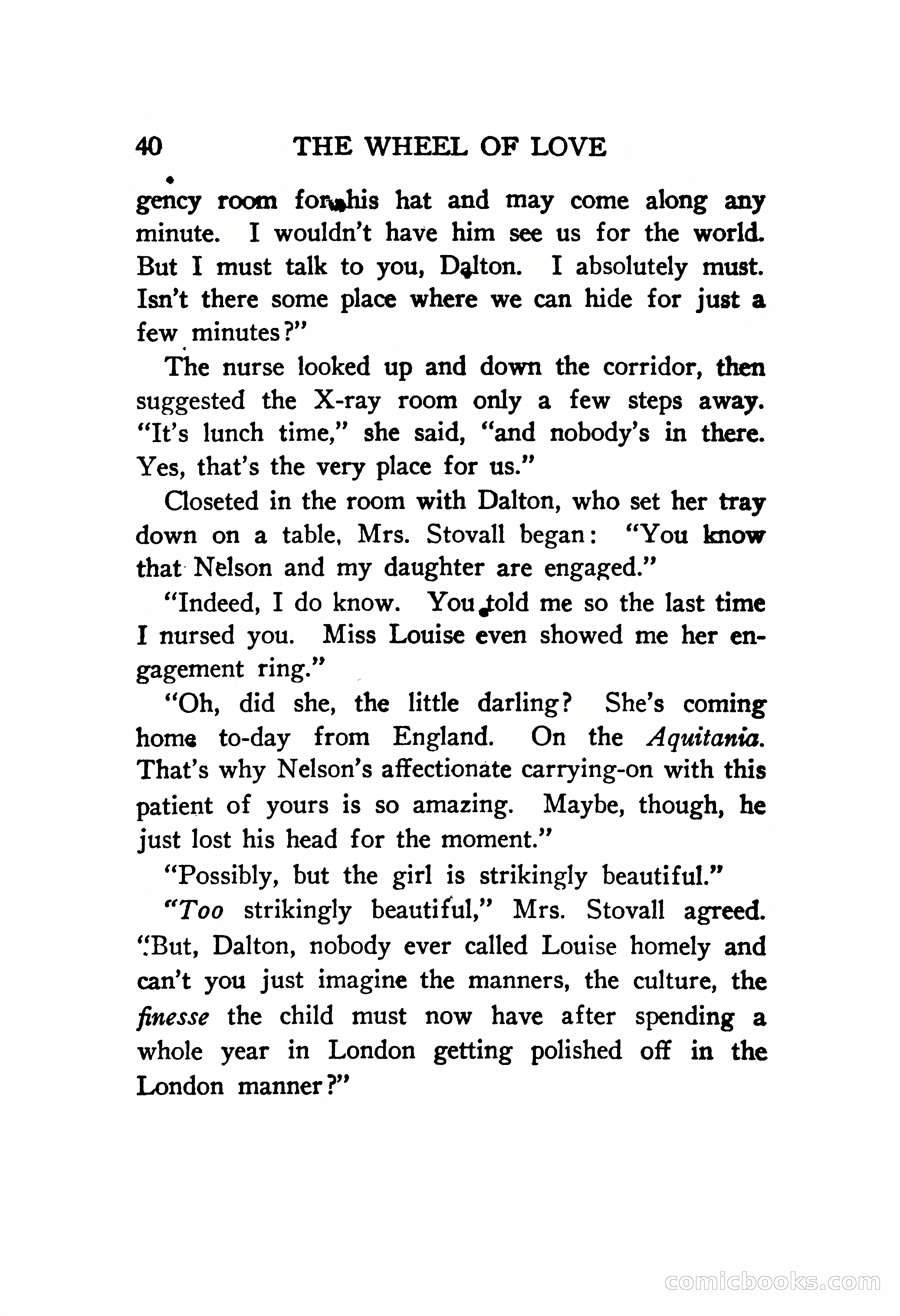 The Wheel of Love by Lillian Barker — page 40 of 251