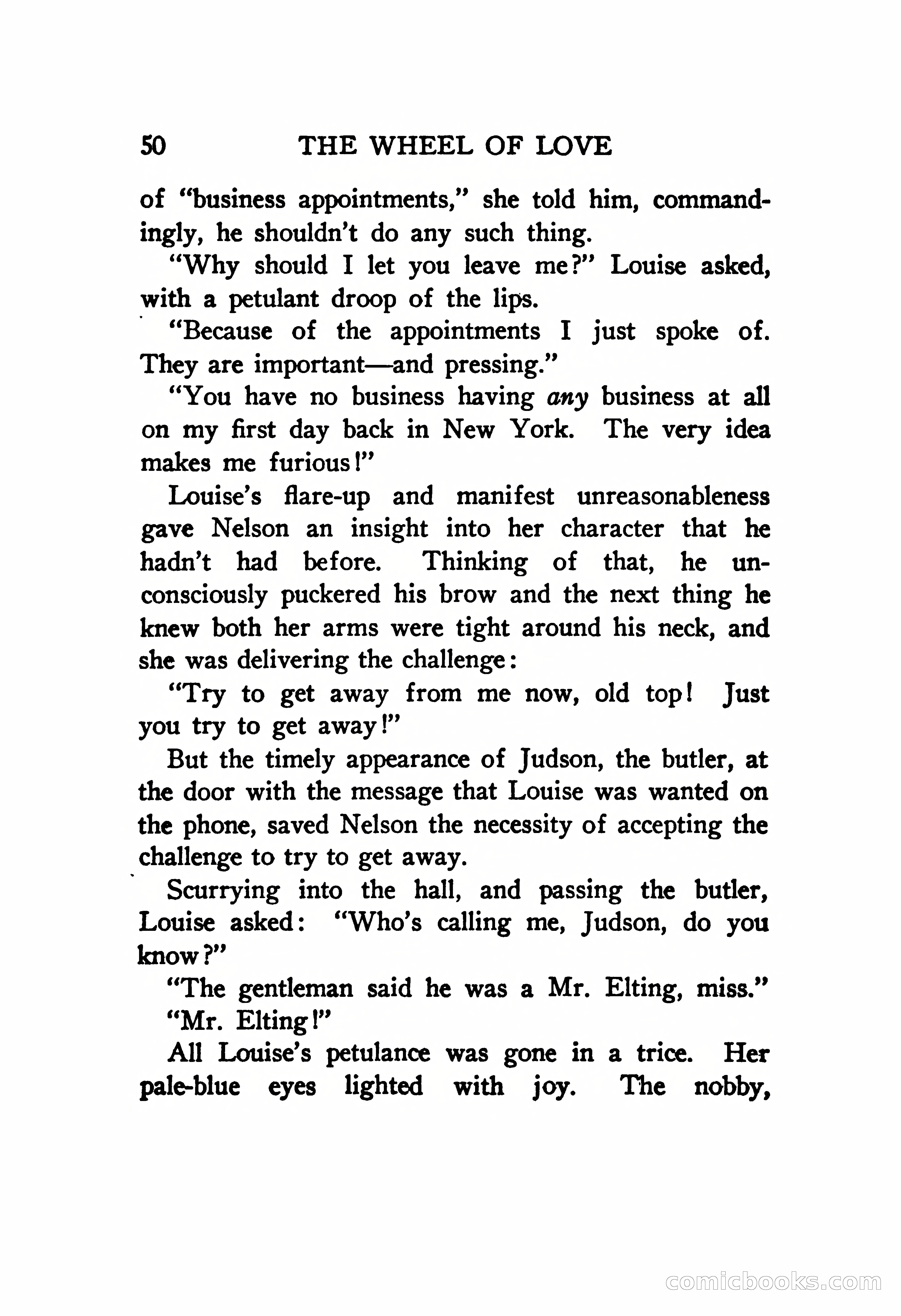 The Wheel of Love by Lillian Barker — page 50 of 251
