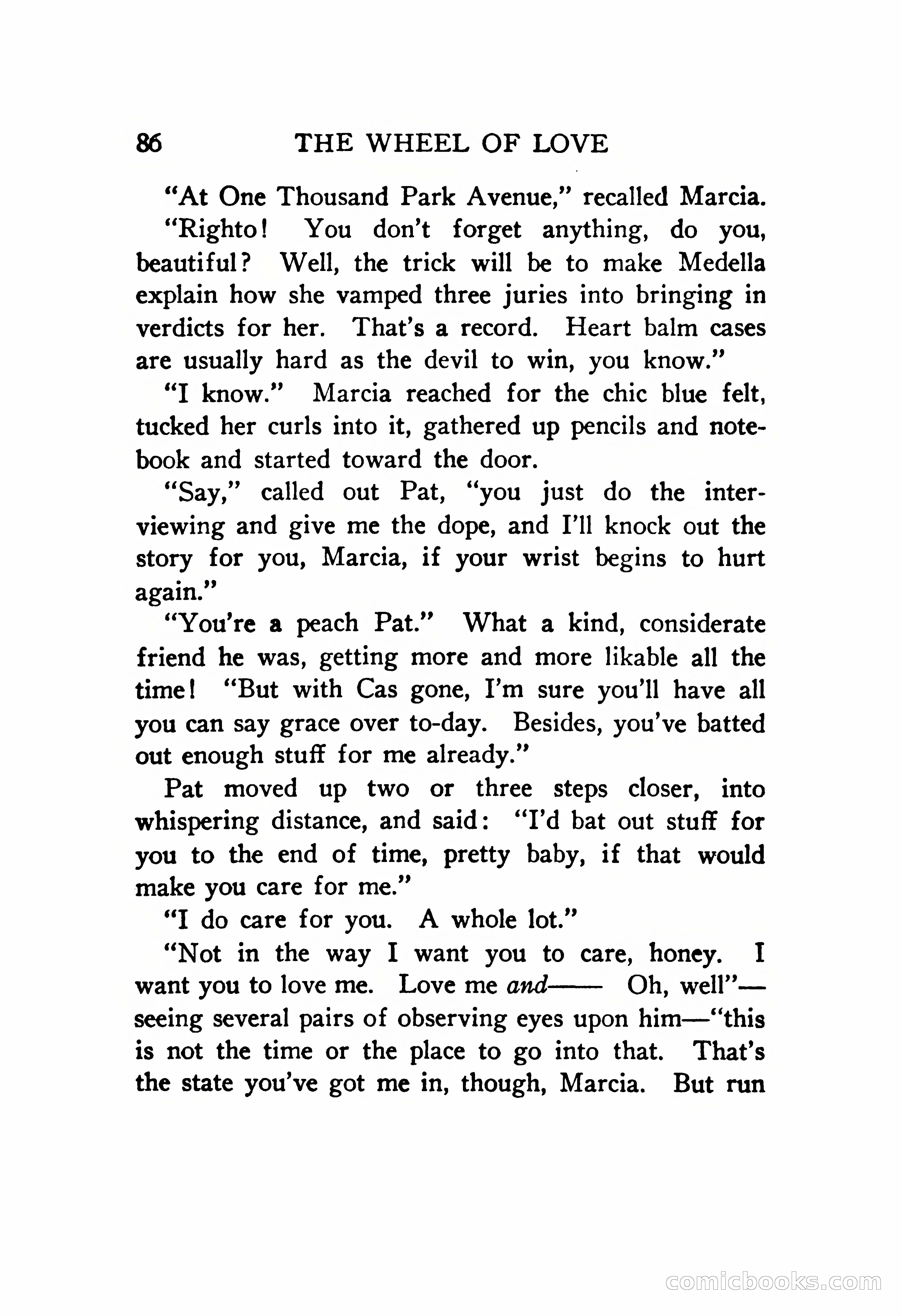 The Wheel of Love by Lillian Barker — page 86 of 251