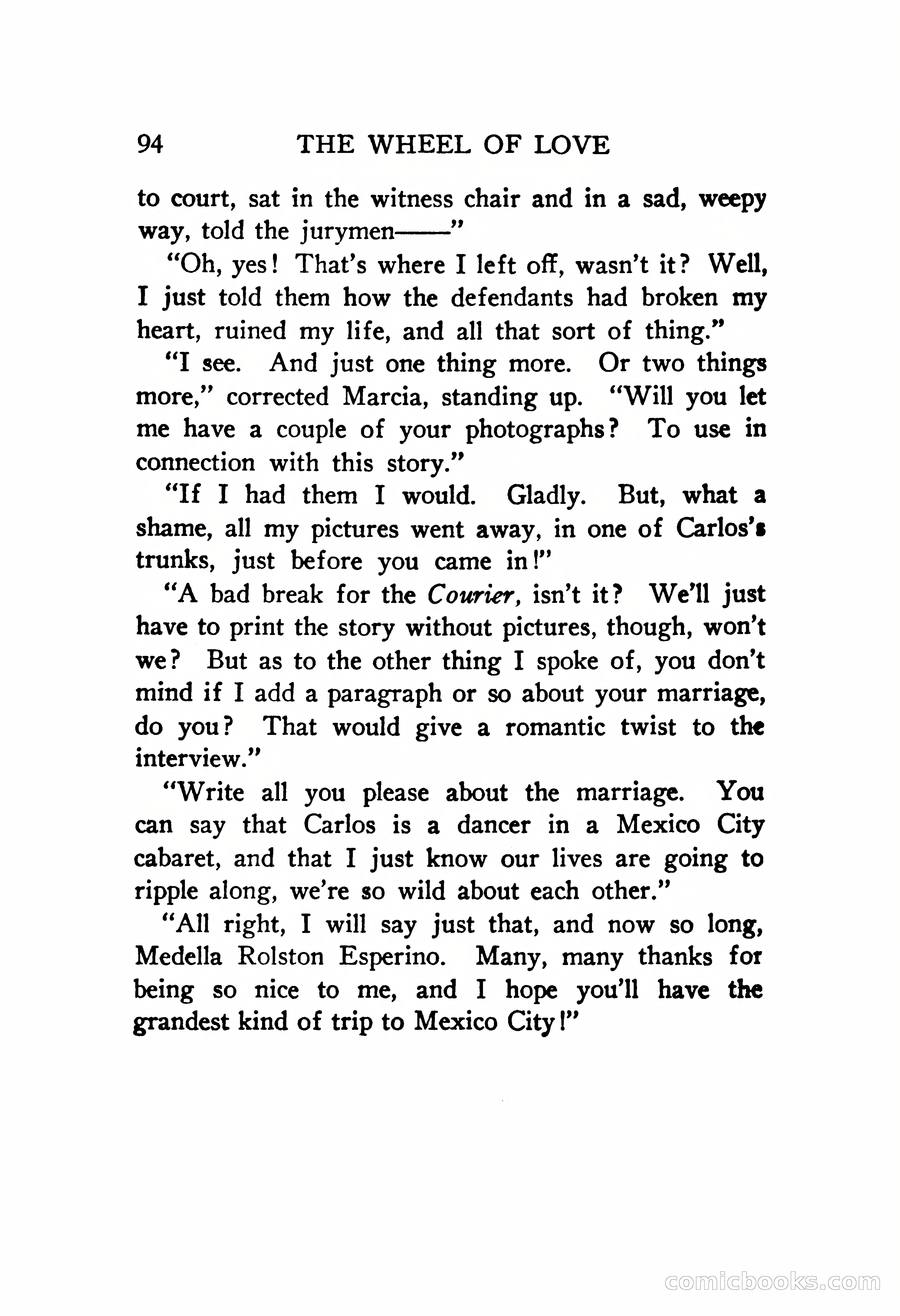 The Wheel of Love by Lillian Barker — page 94 of 251